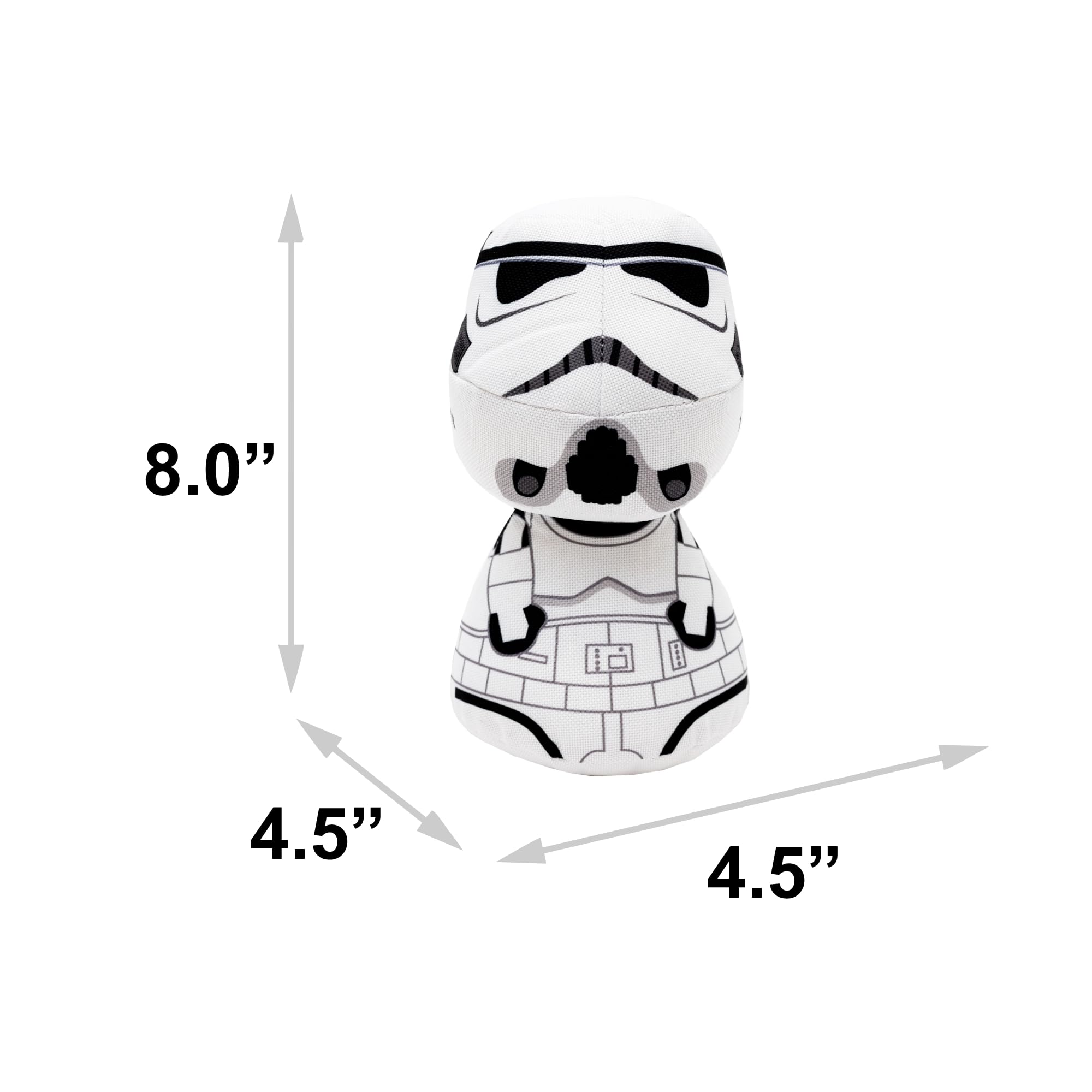 Star Wars Dog Toy, Star Wars Stormtrooper Big Head Pose, Plush