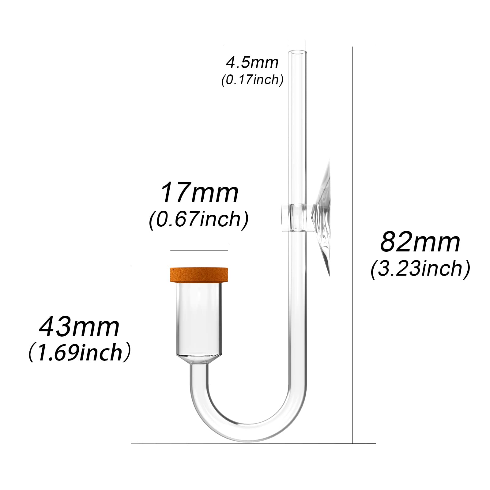 Fzone Aquarium Neo Co2 Diffuser With Customized Ceramic From South Korea(M-17Mm)