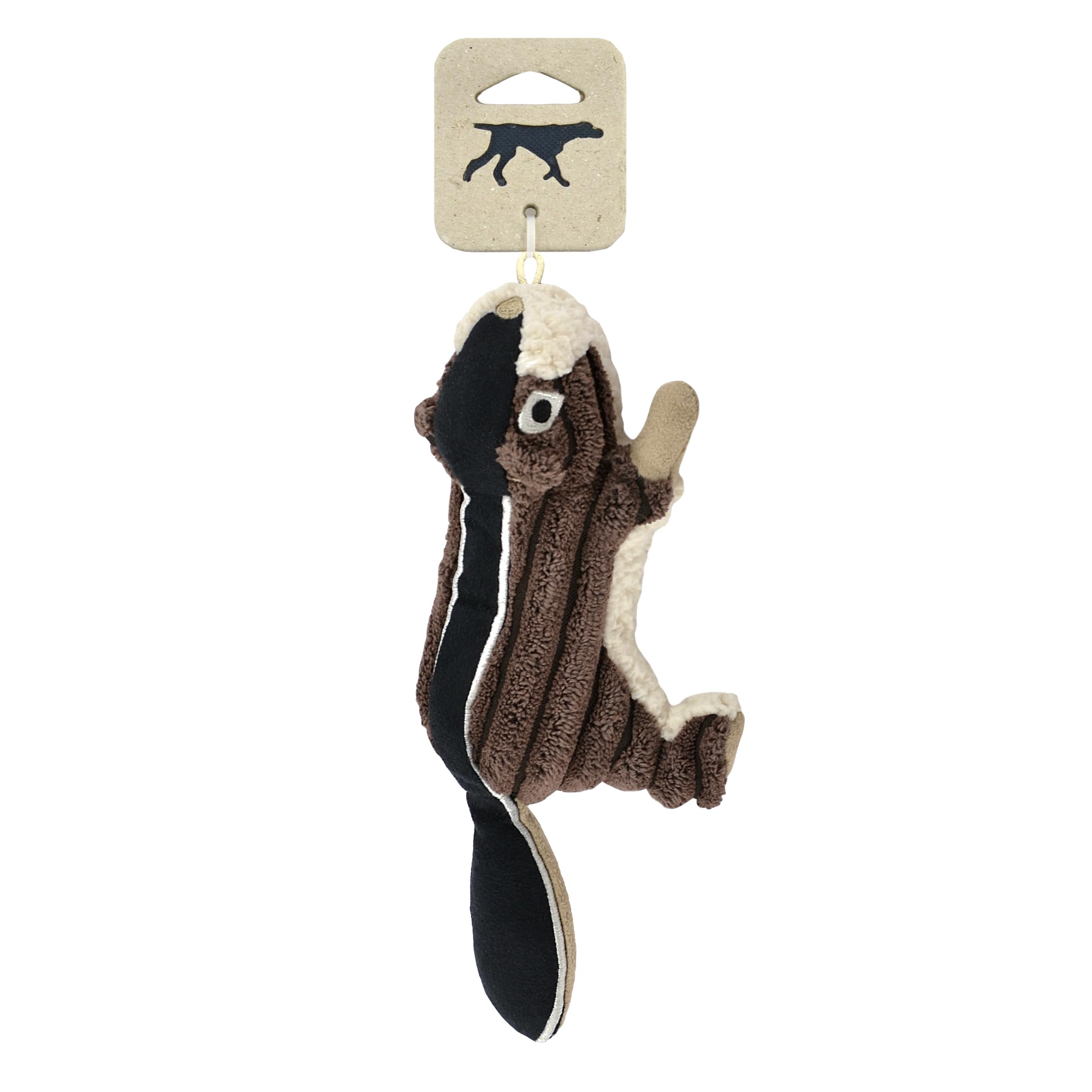 Tall Tails Small Classic Plush Squeaker Toy for Dogs, Chipmunk