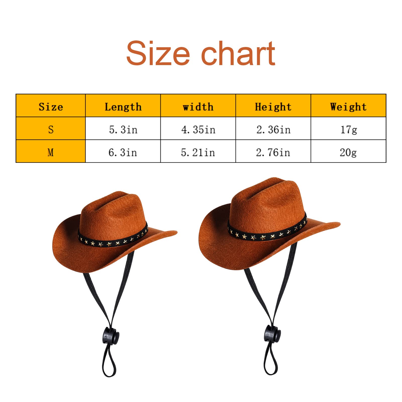Choyaxo Pet Cowboy Costume Halloween Costumes For Dogs Cat Cowboy Hat With Bandana Scarf (Medium)