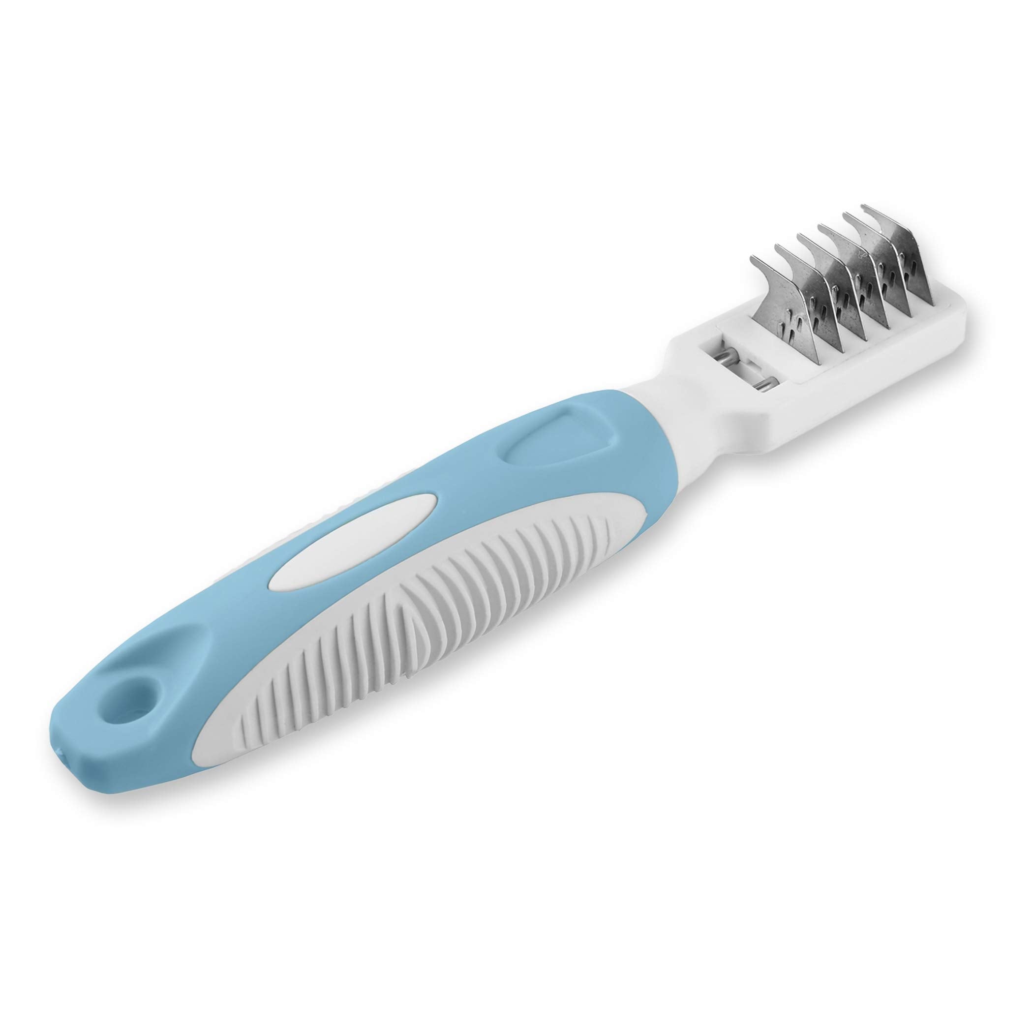 Pets First Professional Pet Mat Remover - Dematting Tool For Grooming Cats & Dogs - Removes Matted Fur, Tangles, Knots, Loose Ha