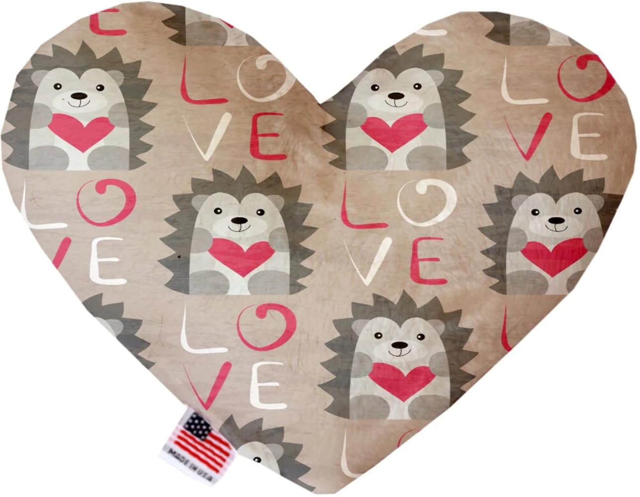 Pet and Dog Plush Heart or Bone Toy, "Valentine's Day Friends Group" (Available in different size, and 7 different patterns!) Foxy Love 8" Plush Bone