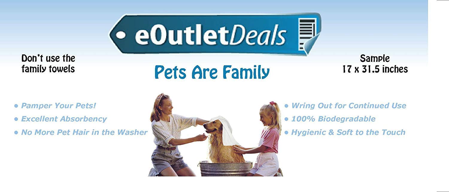 Perimeter Technologies Invisible Fence Collar Battery - Brand Compatible - includes eOutletDeals Pet Towel (2 Pack)