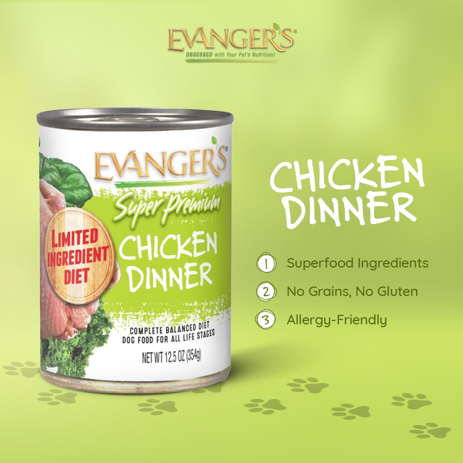 Evangers Super Premium for Dogs Cooked Chicken Dinner with Chunks, 12-Pack
