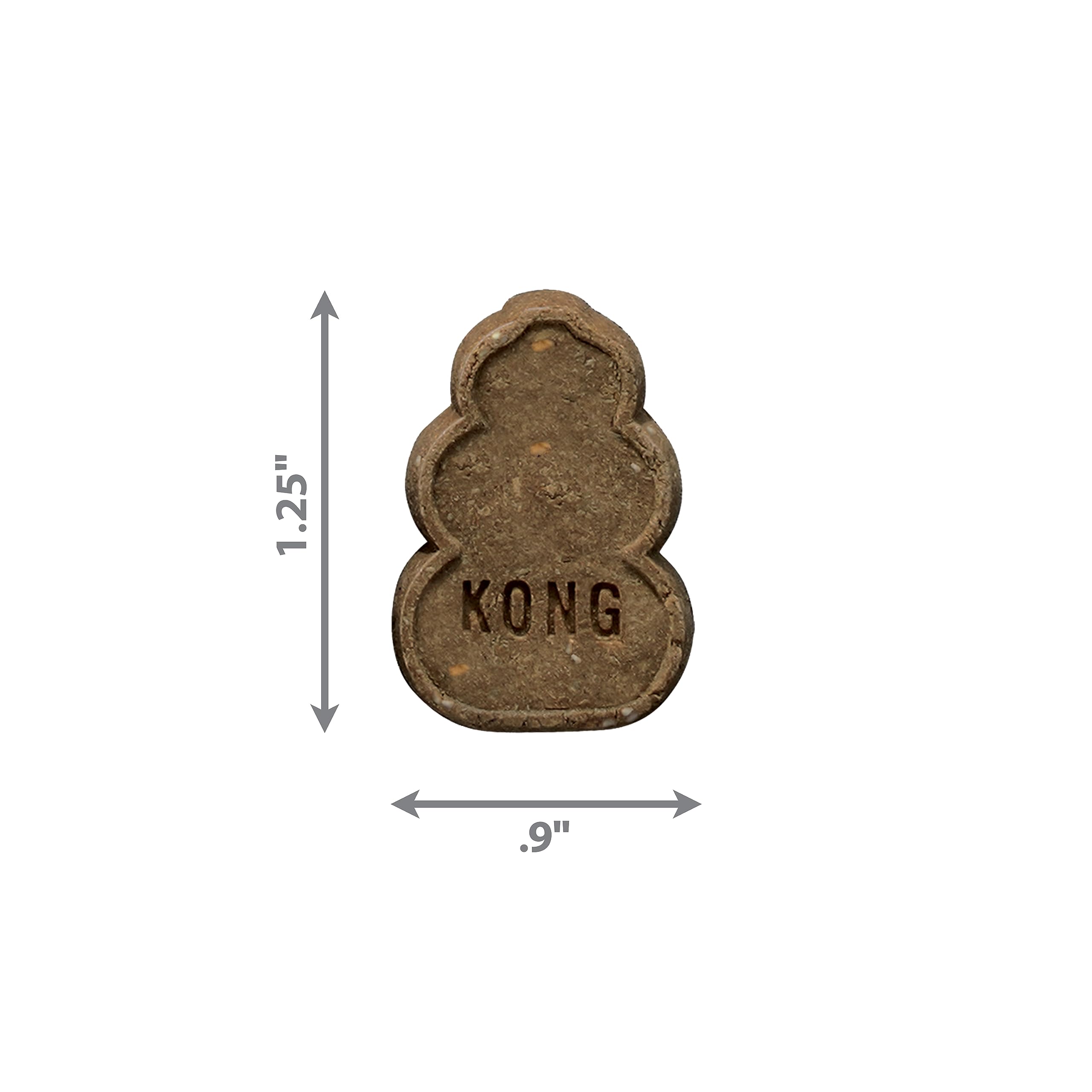 KONG - Snacks - All Natural Dog Treats - Peanut Butter Biscuits - Small (Best Used Classic Rubber Toys)