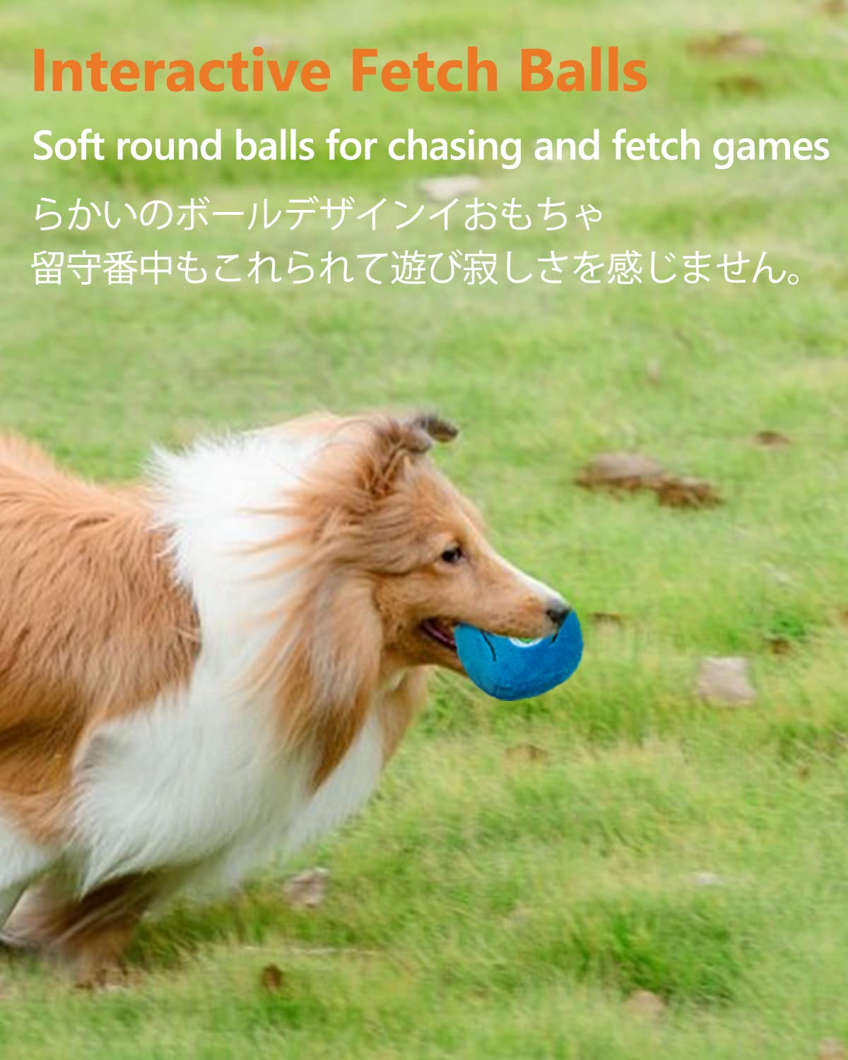 SCHITEC Squeaky Dog Toys - 8 Pack Soft Plush Balls with Squeakers, Medium Size, Ideal for Small & Medium Pets