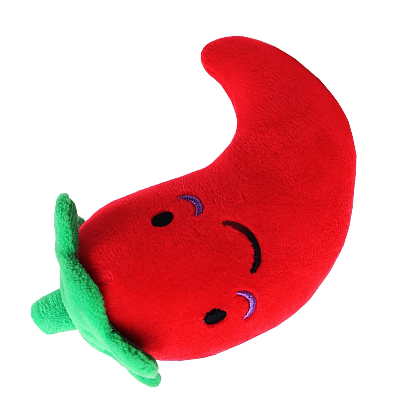 Red Chili Peppers Nearly Indestructible Tough Dog Chewing Toys Dog Chew Toys For Aggressive Chewers Rubber Teeth Cleaning Dog Ru