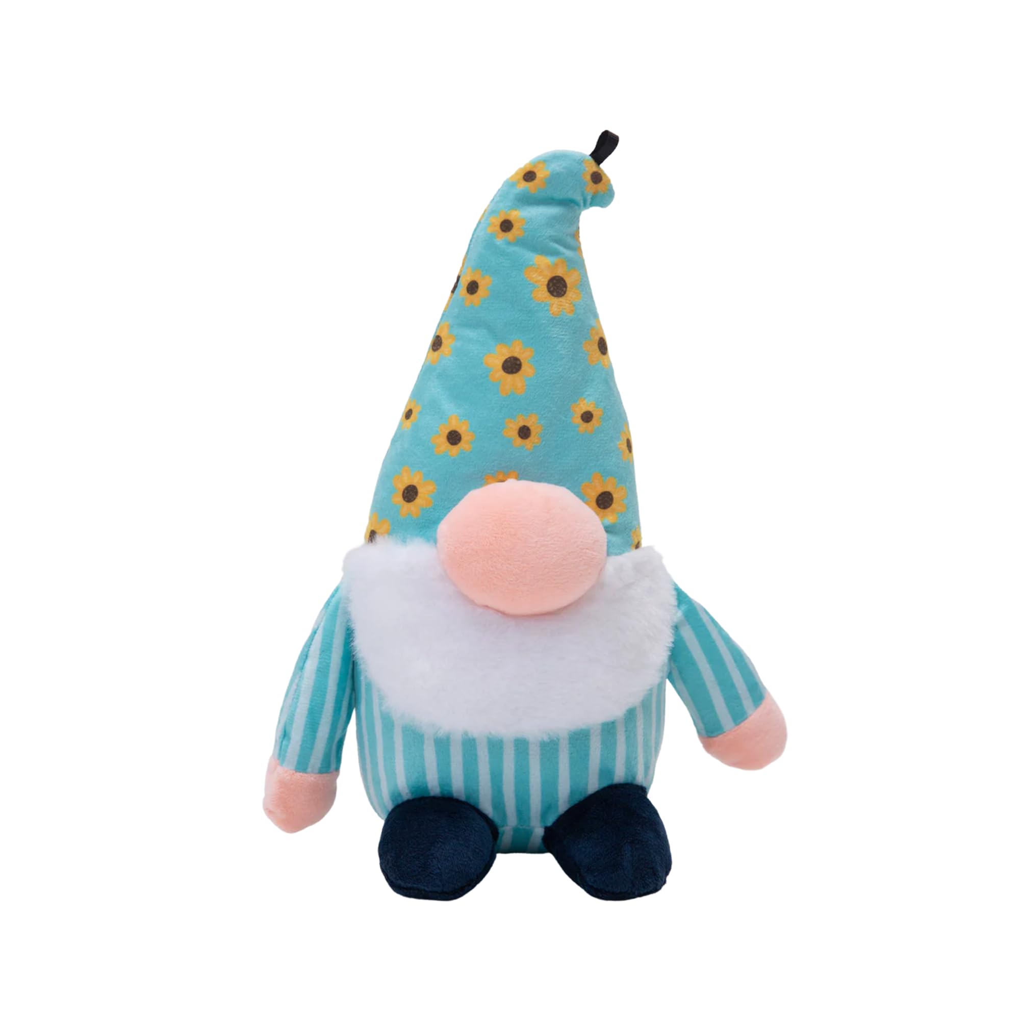 Snug Arooz Snugarooz Sunny The Gnome Plush Dog Toy With Repair Patch – Eco-Friendly - Crinkle & Squeaky Fun, Perfect For Small Dogs, Made From Recycled Materials