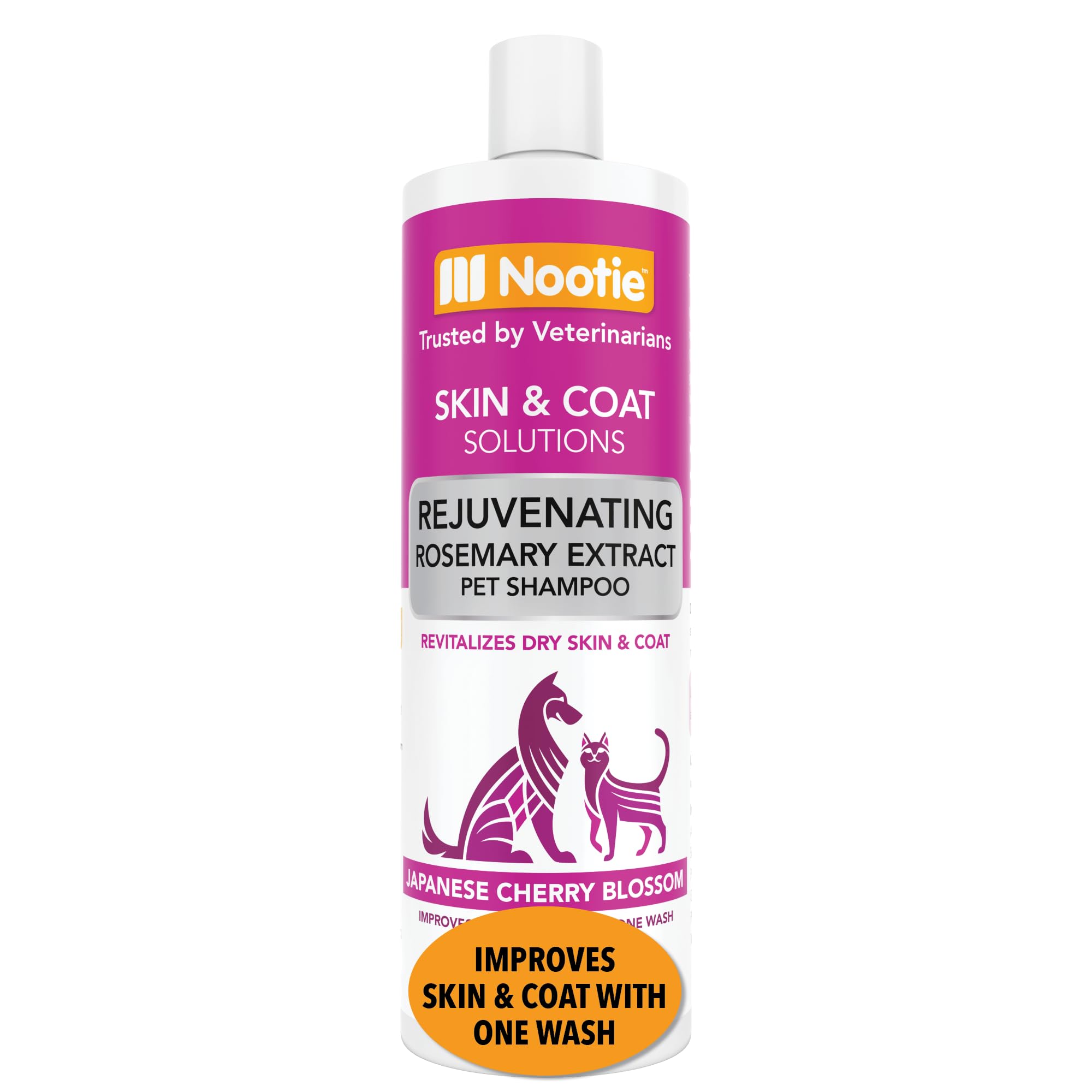Nootie - Pet Shampoo For Sensitive Skin - Revitalizes Dry Skin & Coat - Natural Ingredients - Gentle Dog Shampoo - Cleans & Conditions