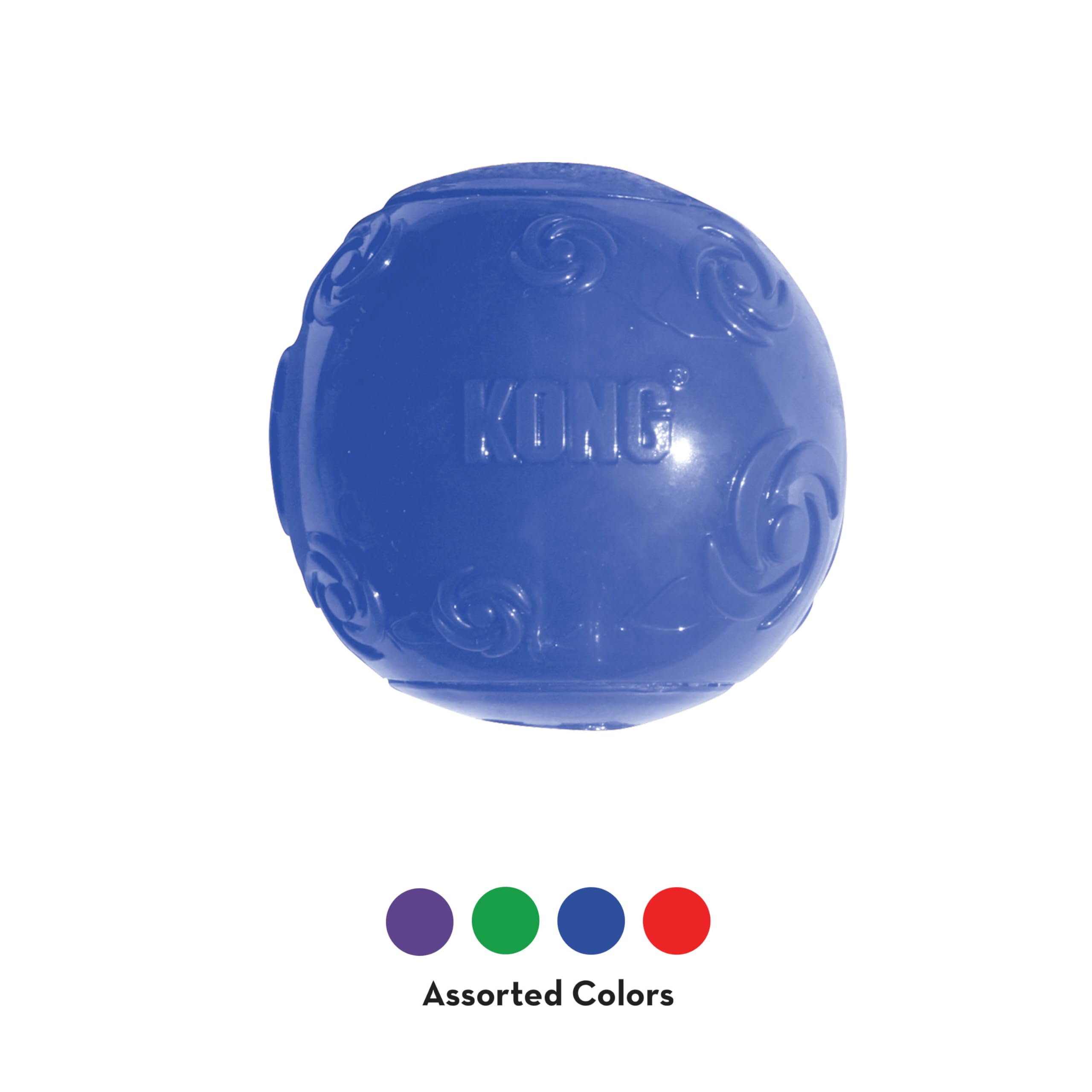 Kong Squeezz Ball Dog Toy, Large, Colors Vary