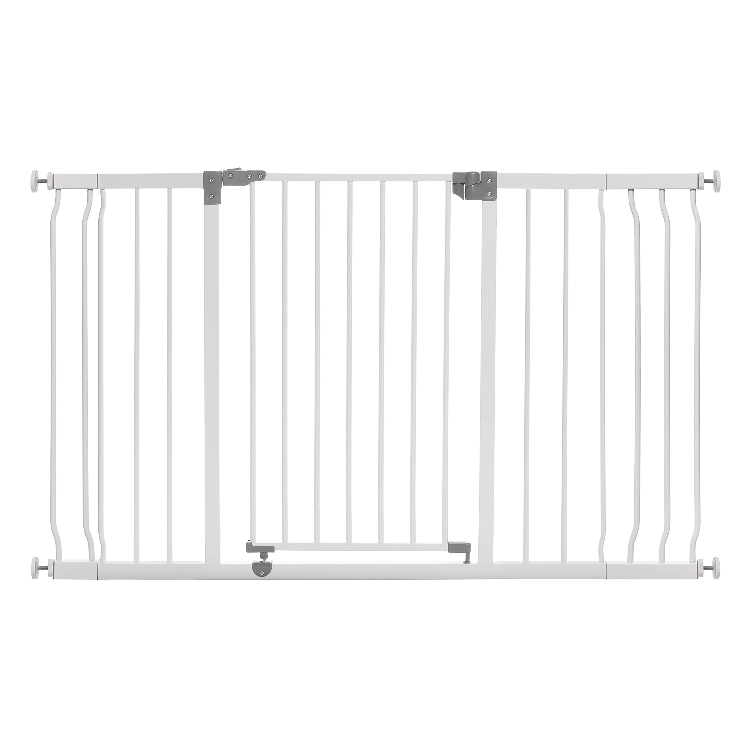 Dreambaby Liberty Extra-Wide Hallway Baby Safety Gate Set - with 3.5''/ 9cm & 7''/18cm Wide Extensions - Smart Stay Open Feature