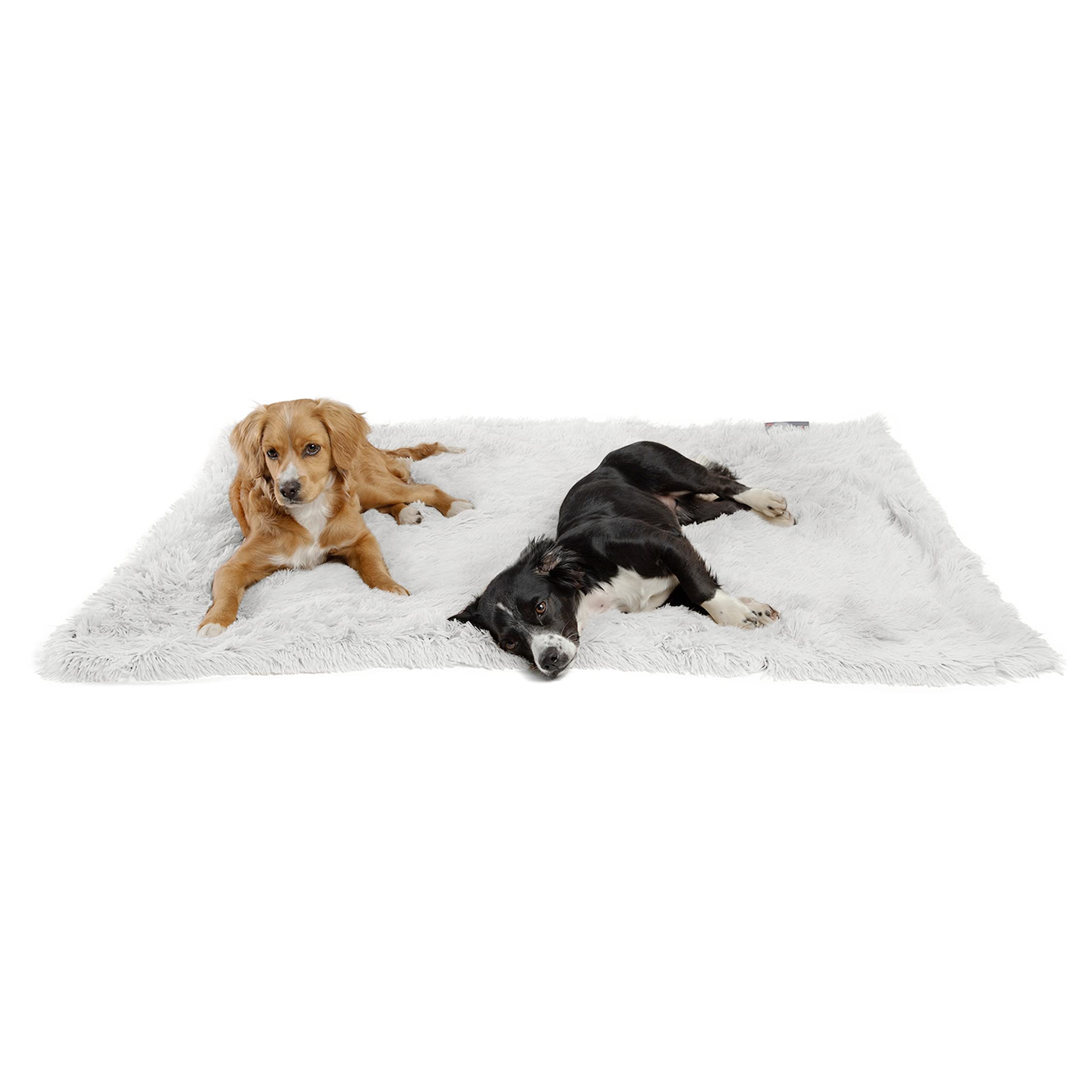 Best Friends By Sheri Calming Shag Fur Pet Throw Blanket, Frost, 40''X50''
