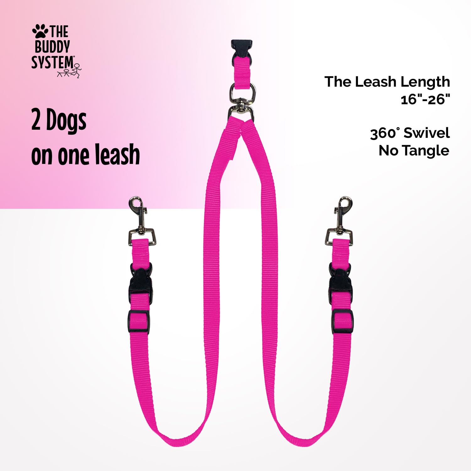 The Buddy System Double Buddy Small Pink