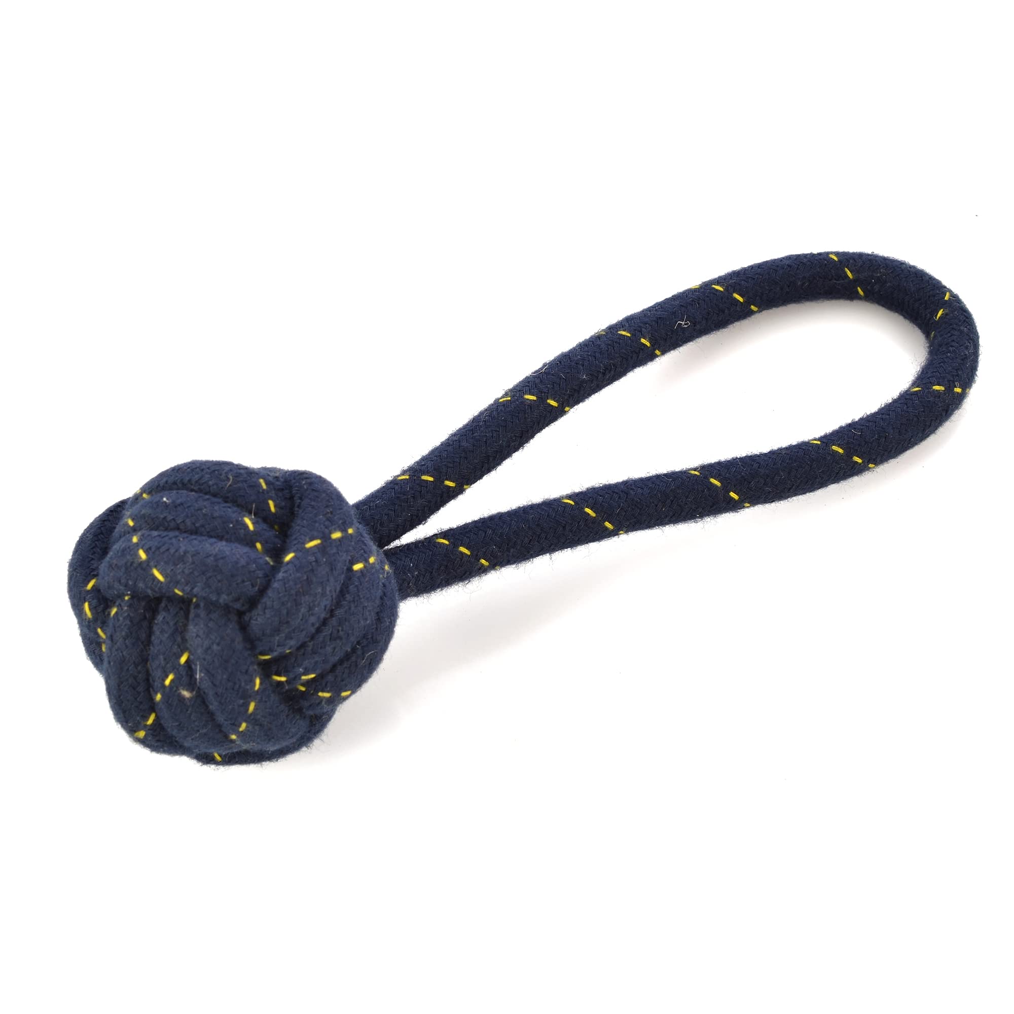 Petyantra Cotton Large Rope Ball With Handle Toy For Dog Or Puppy Tough, Durable, Chew, Teeth Cleaning Teething And Fun CottonP