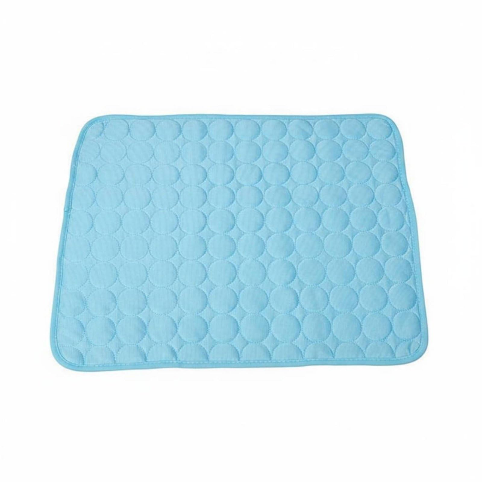 VISTORA Breathable Pet Cooling Mat Lightweight Dog Cooling Pad Machine Washable for Dogs, Cats, Summer, Light Blue, M