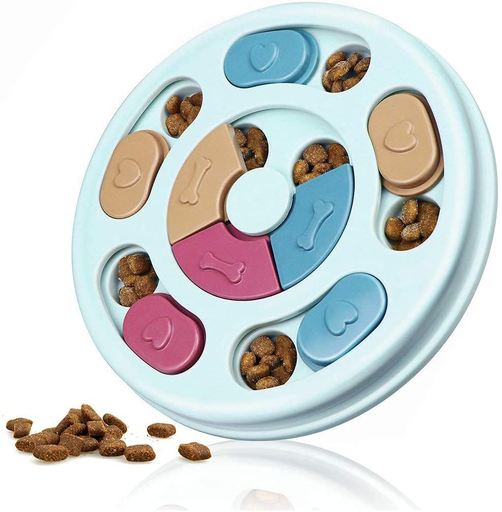 Rvpaws Pet Slow Feeder Puzzle Bowls, Interactive Dog Toy For Iq Training And Slow Feeding | Aid Pets Digestion (Pack Of 1)