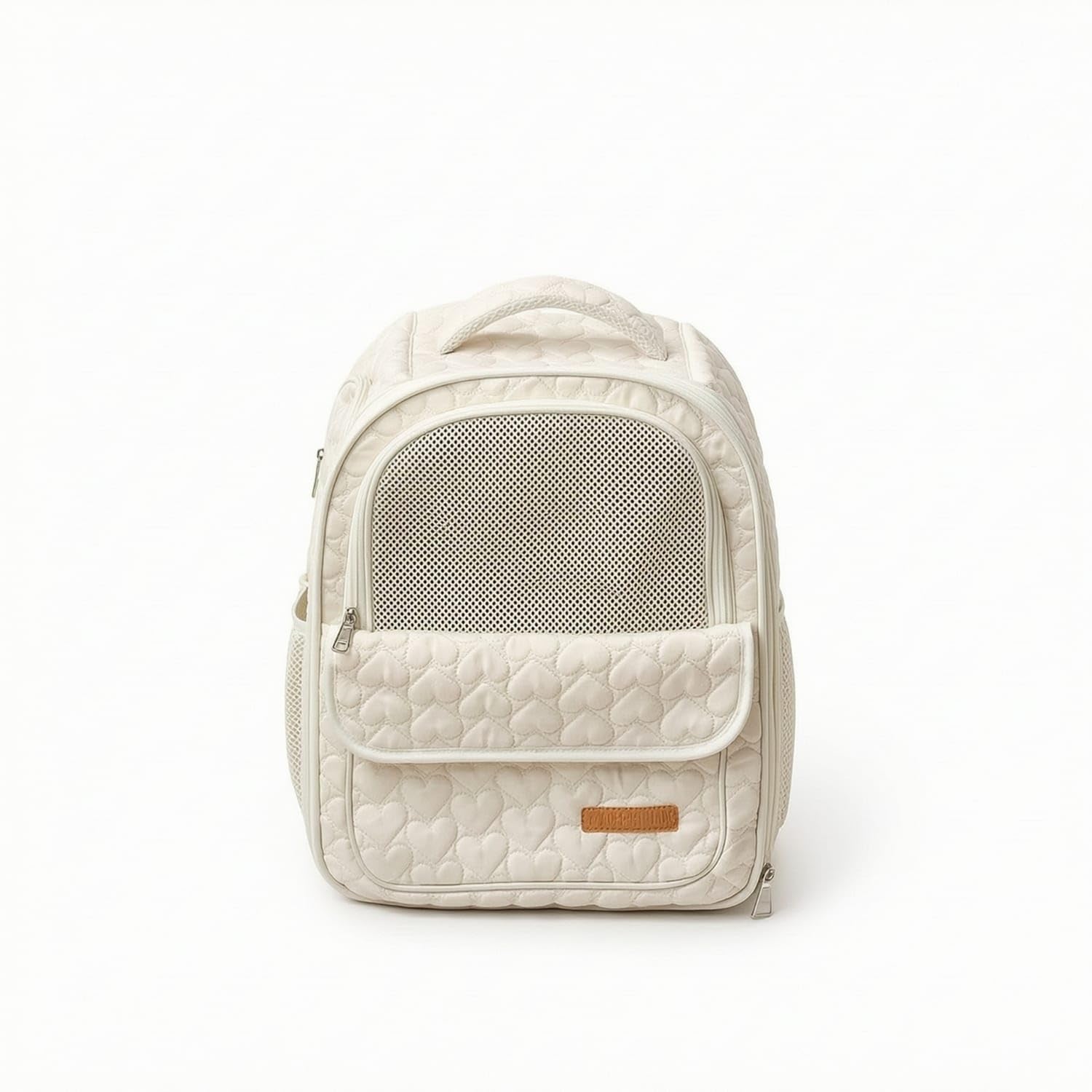 Breathable Cat Carrier Backpack HandshandsOff Pet Backpack Carrier TravelFriendly Covered Pet Bag Padded for Vet Visits, Publi