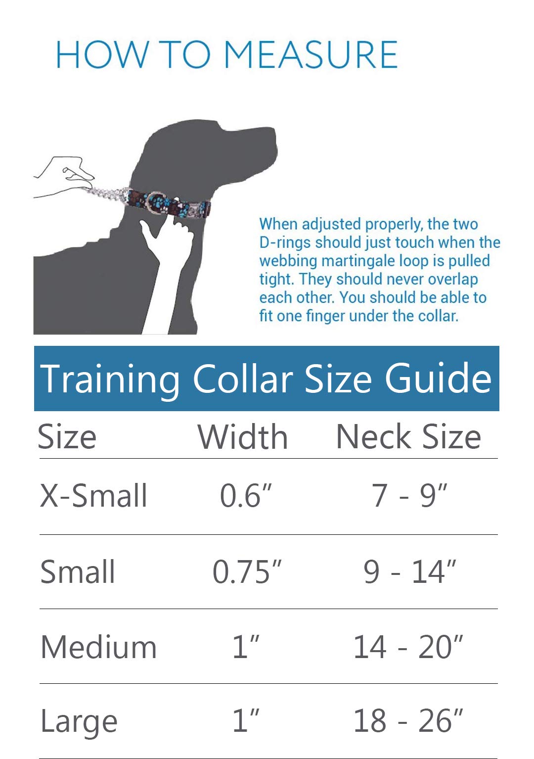 Rc Pets 1' Martingale Training Collar, Medium, Urban Woodsman