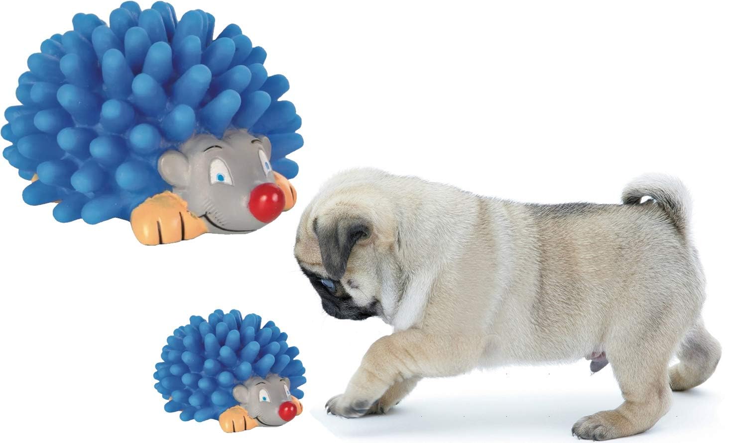 Western Era Pet Playful Porcupine Squeaky Toy, For Playtime Of Cute Friend, Natural Rubber, Chew Toy, Squeaky For Dog/Puppy/Kitt