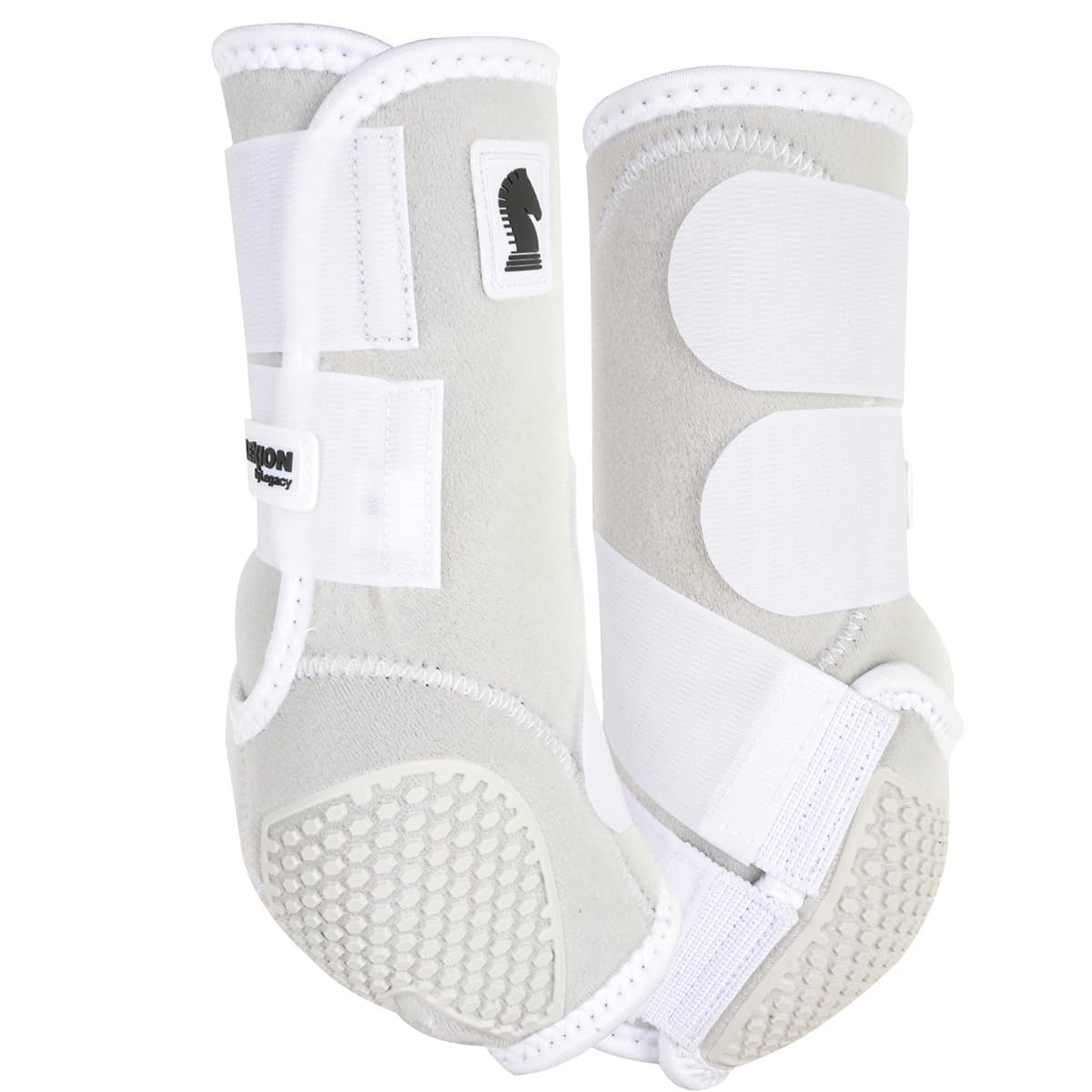 Classic Equine Flexion by Legacy2 Support Boots, Front (White, Large)