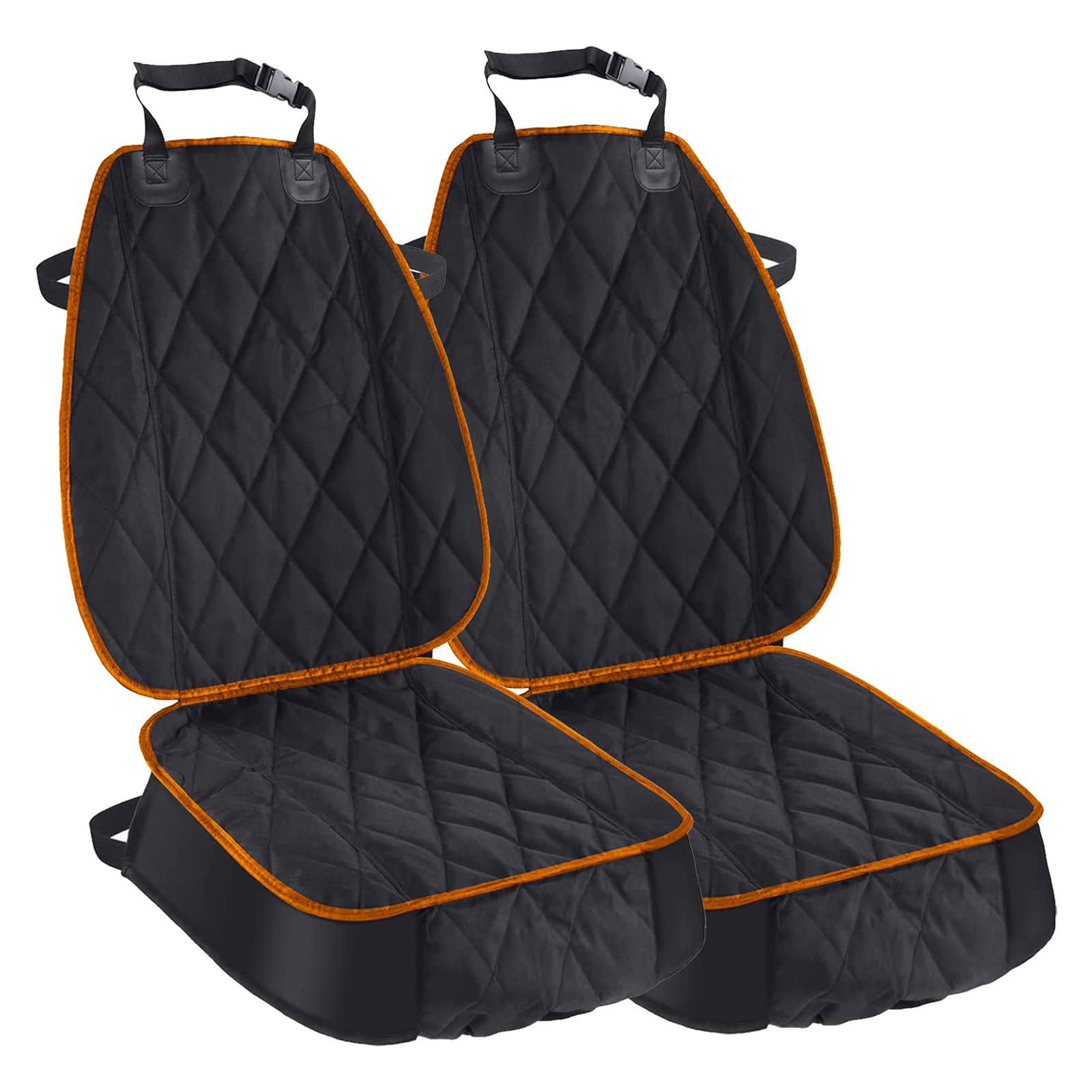 AsFrost Dog Car Seat Cover for Cars SUVs Trucks, Thicked 600D Oxford Heavy Duty Waterproof Front Car Seat Covers for Dogs Durabl