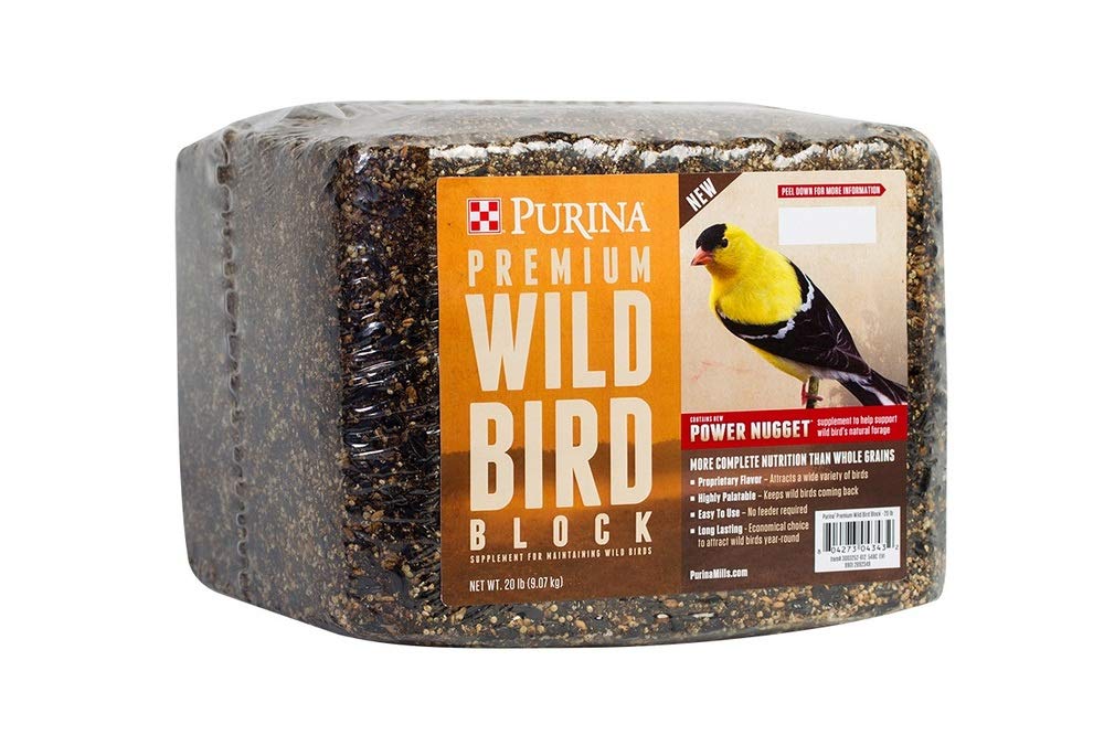 Purina | Premium Wild Bird Block | 20 pound (20 LB) Block