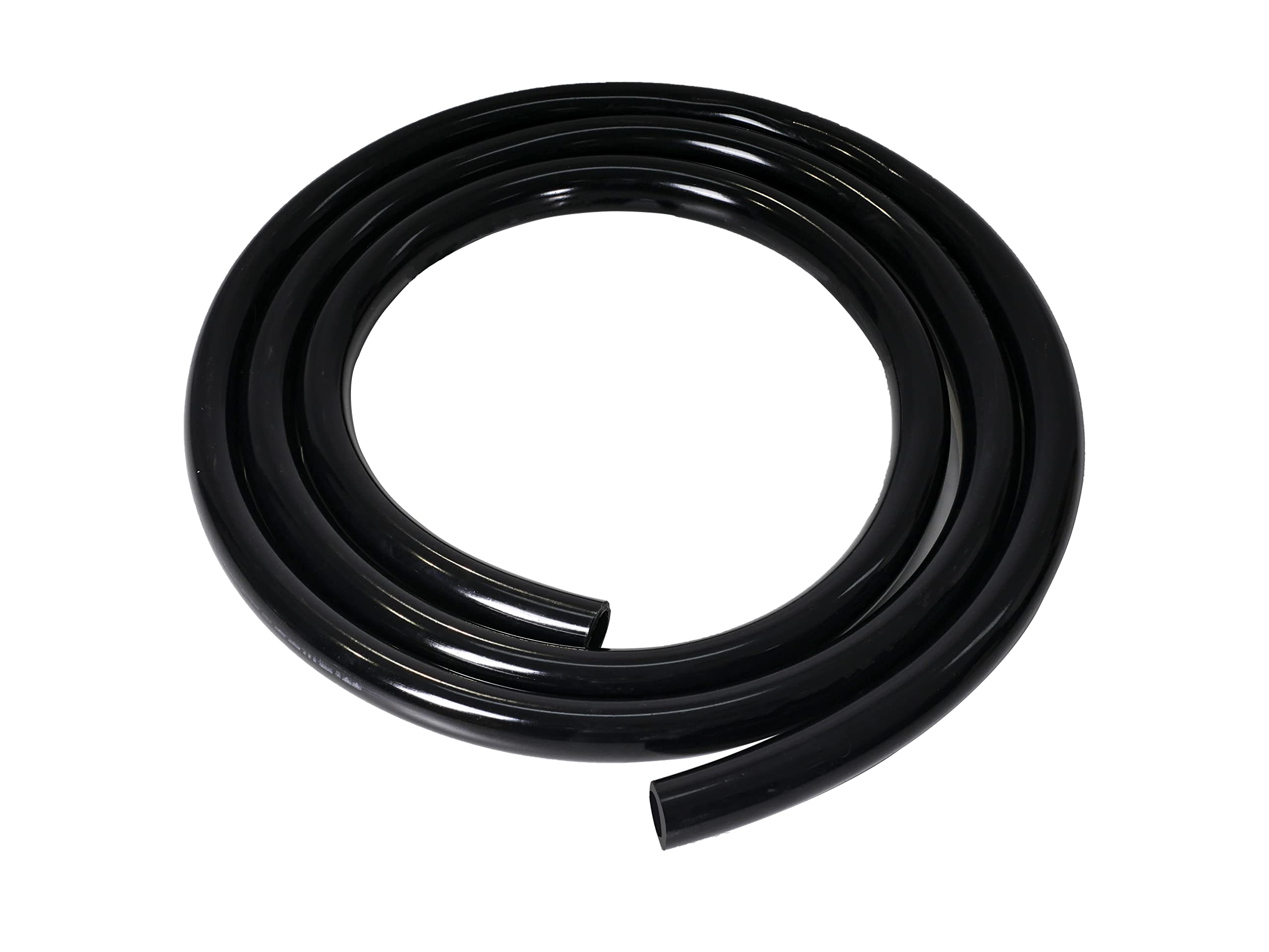 Feelers Black PVC Vinyl Tubing 1 ID x 1-1/4 OD Water Fish Tank Aquarium Air Line Lightweight Hose BPA Free, 3.28 Feet