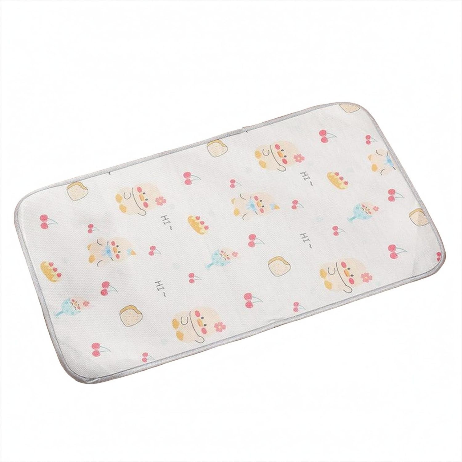PEXORVA Rounded Corners Pet Sleeping Mat Stitched Edging Rectangular Pet Mat