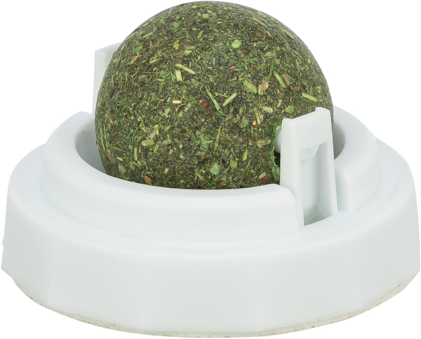 Trixie Catnip Ball With Holder | Interactive Cat Toy | Natural Catnip Stimulates Play & Exercise | Reduces Stress & Boredom | Sa