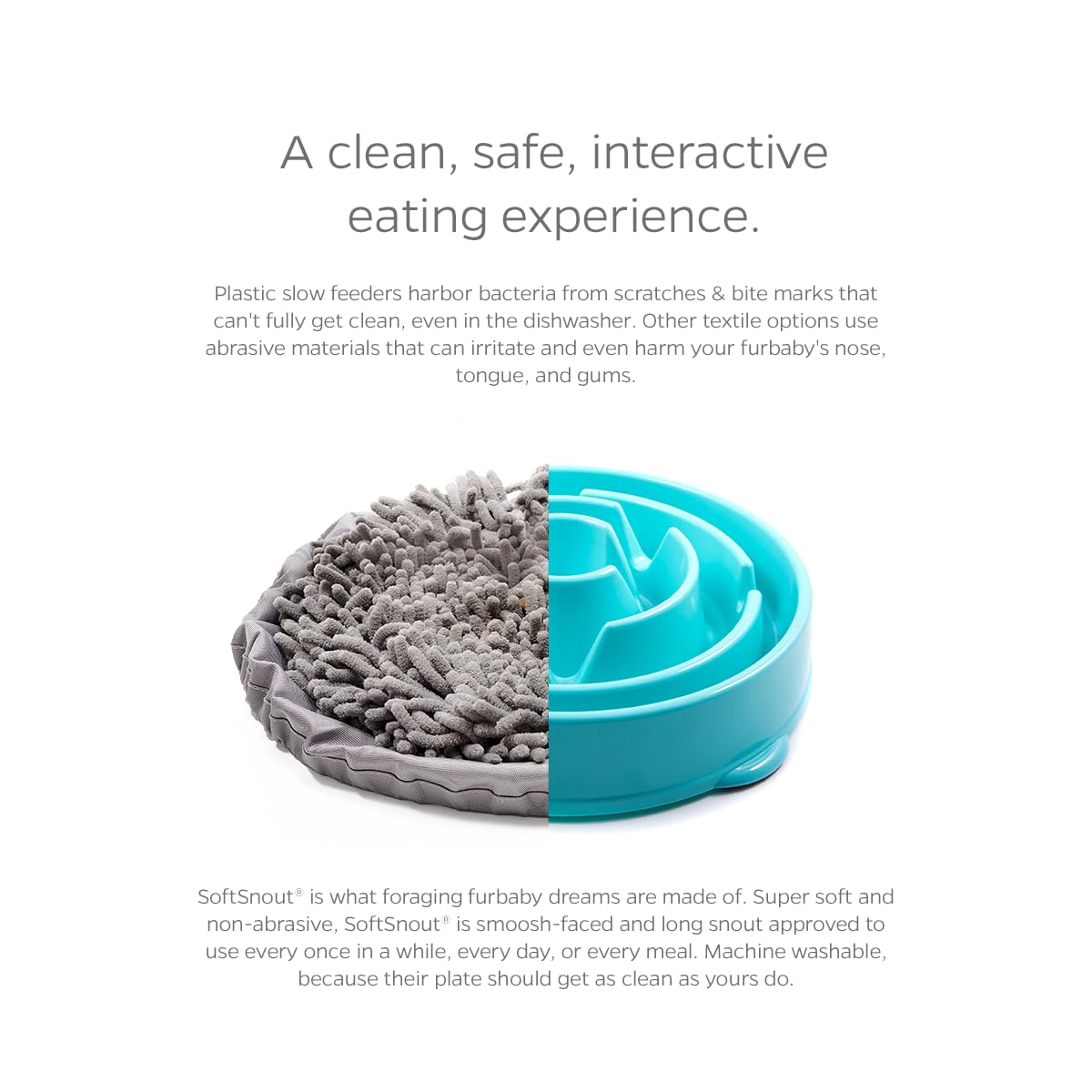 Pet Parents Forager Bowls, Slow Feeder Dog Bowls with SoftSnout & Non-Slip Backing Technology, Dog Feeder Mat & Snuffle Mat for
