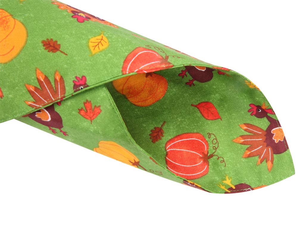 Kzhareen 2 Pack Thanksgiving Dog Bandana Reversible Triangle Bibs Scarf Accessories For Dogs Cats Pets Animals