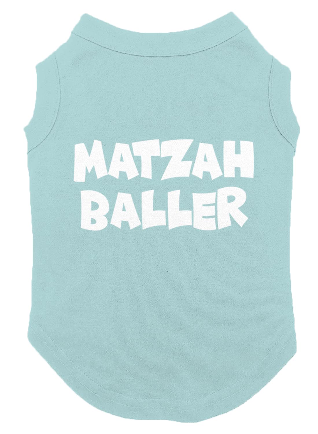 Matzah Baller - Matzo Hanukkah Passover Seder Dog Shirt (Chill, 2X-Large)