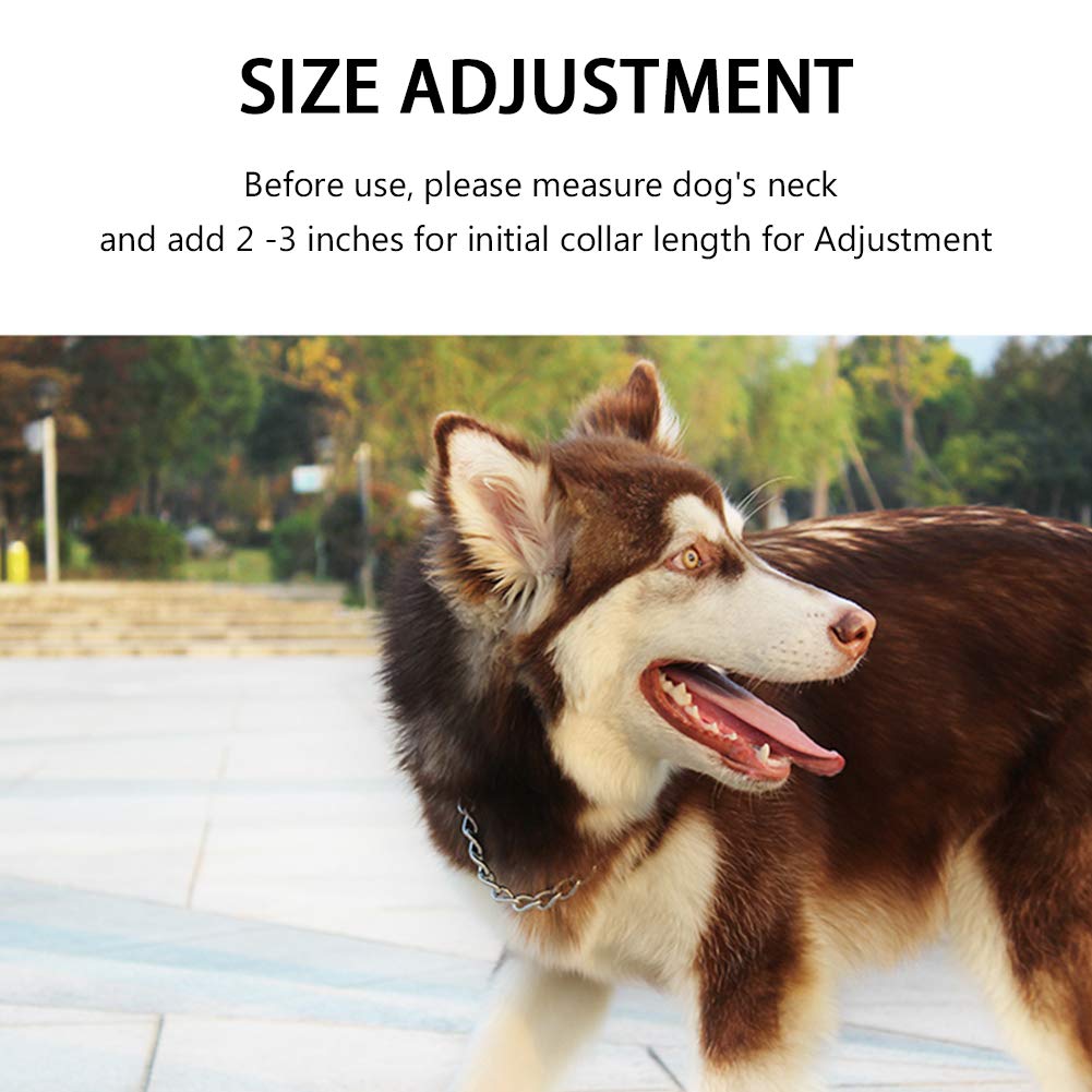 Pets Vv 3 Pack Dog Collar Chain, Stainless Steel Training Collar For Dogs