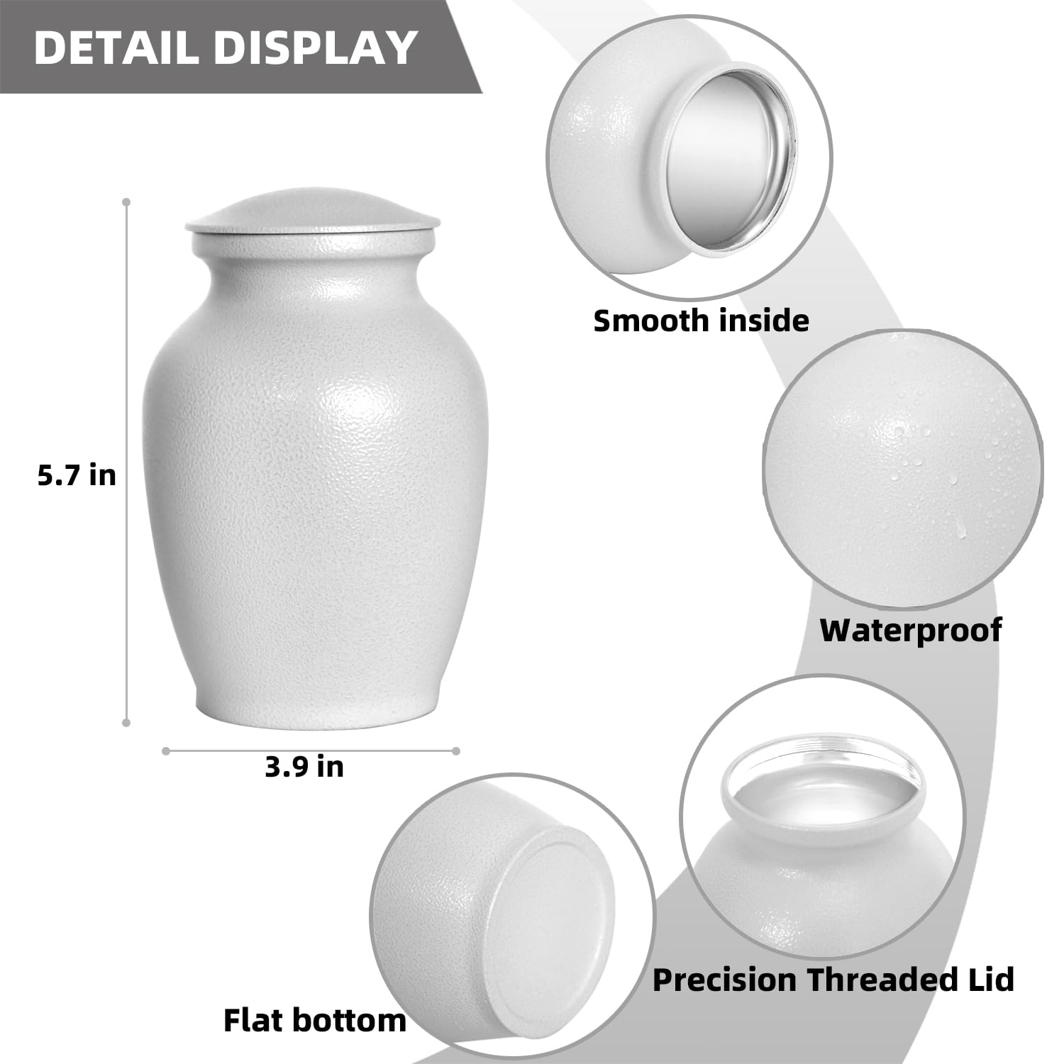 Pcs Memorial Pet Cremation Urns For Dogs Ashes, Dog Keepsake Urns For Ashes, Pet/Cat Urn Small