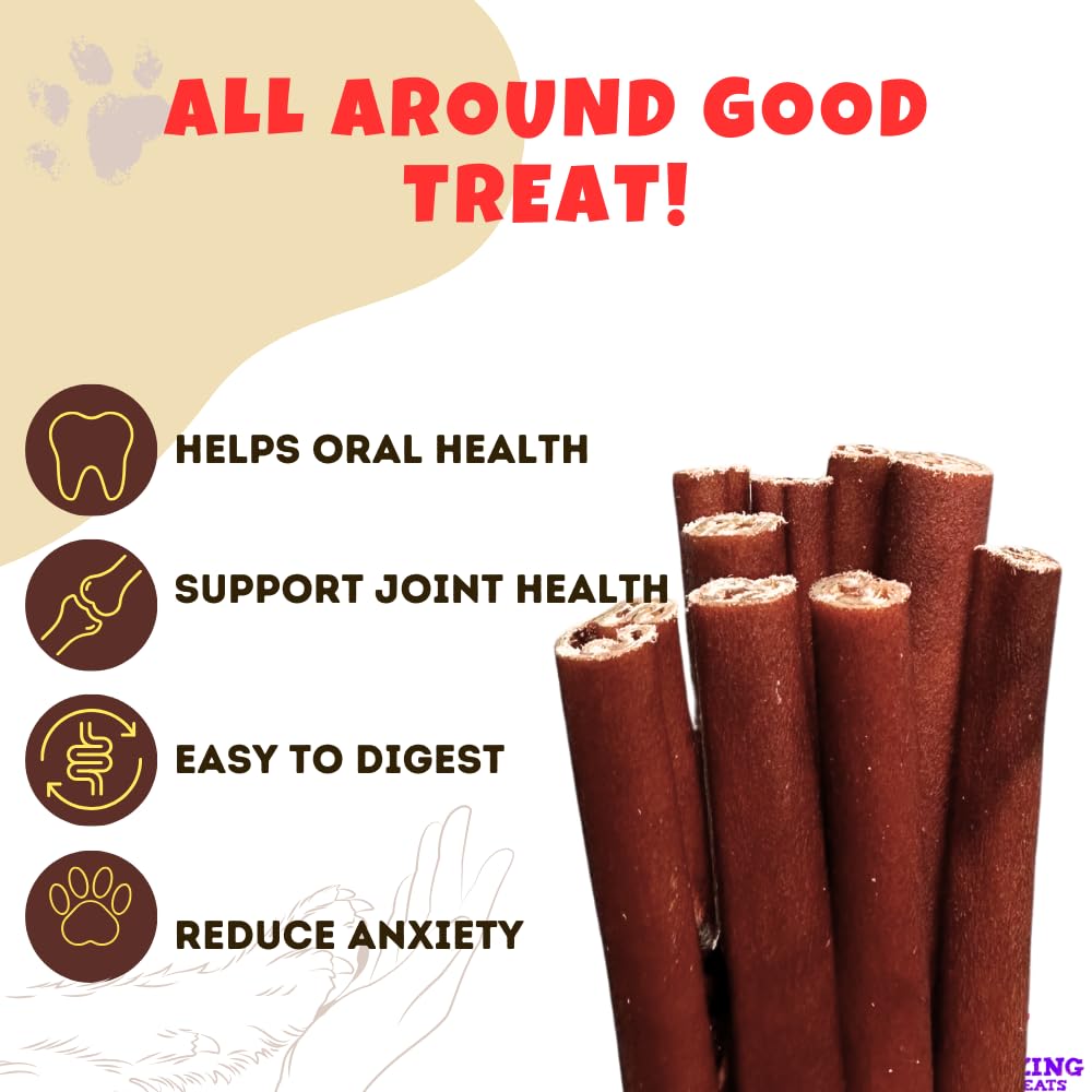 Amazing Dog Treats 12 Inch Collagen Stick - (5 Count) - Collagen Sticks for Dogs - No Hide Dog Bones