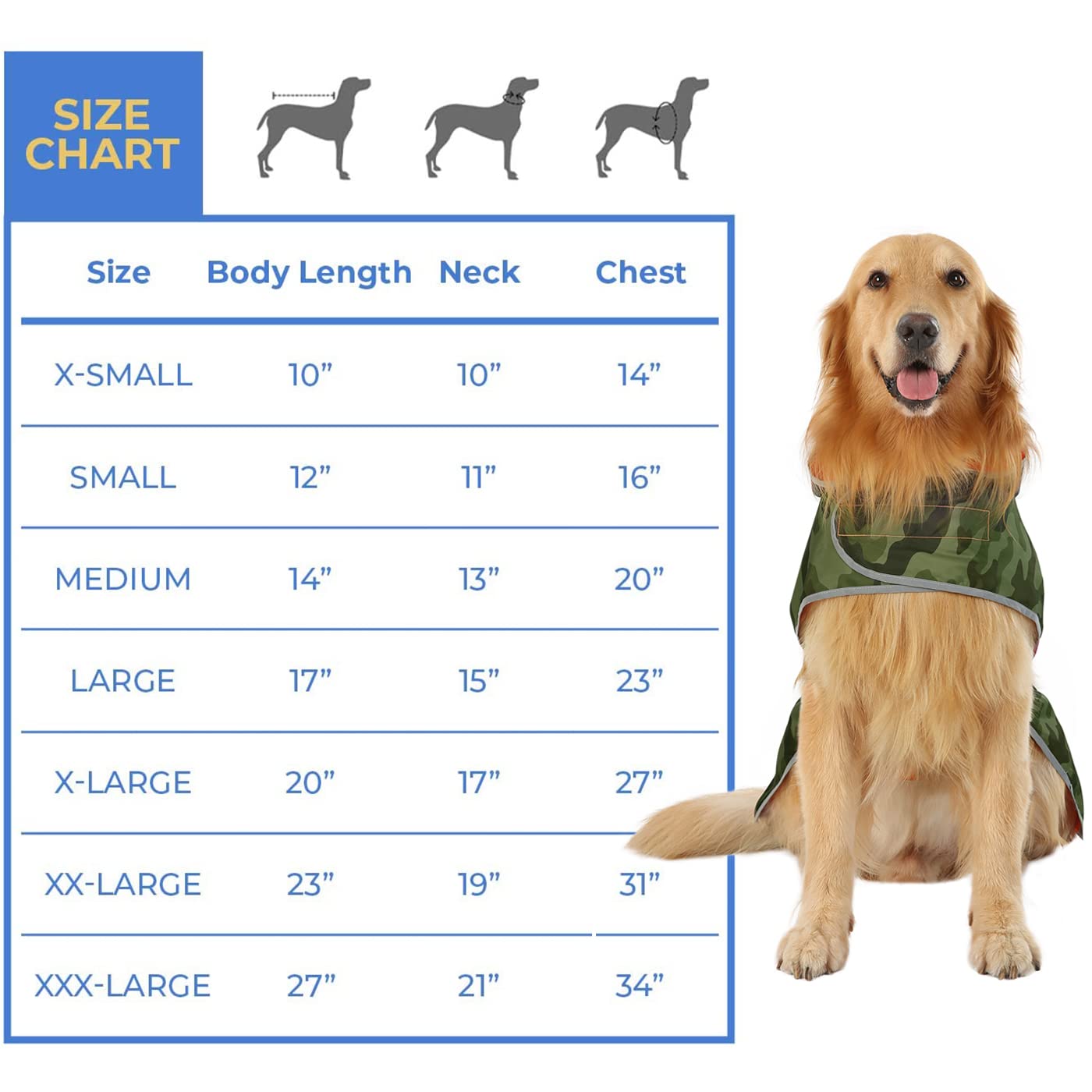 Hde Reversible Dog Raincoat Hooded Slicker Poncho Rain Coat Jacket For Small Medium Large Dogs Ducks Yellow - Xxl