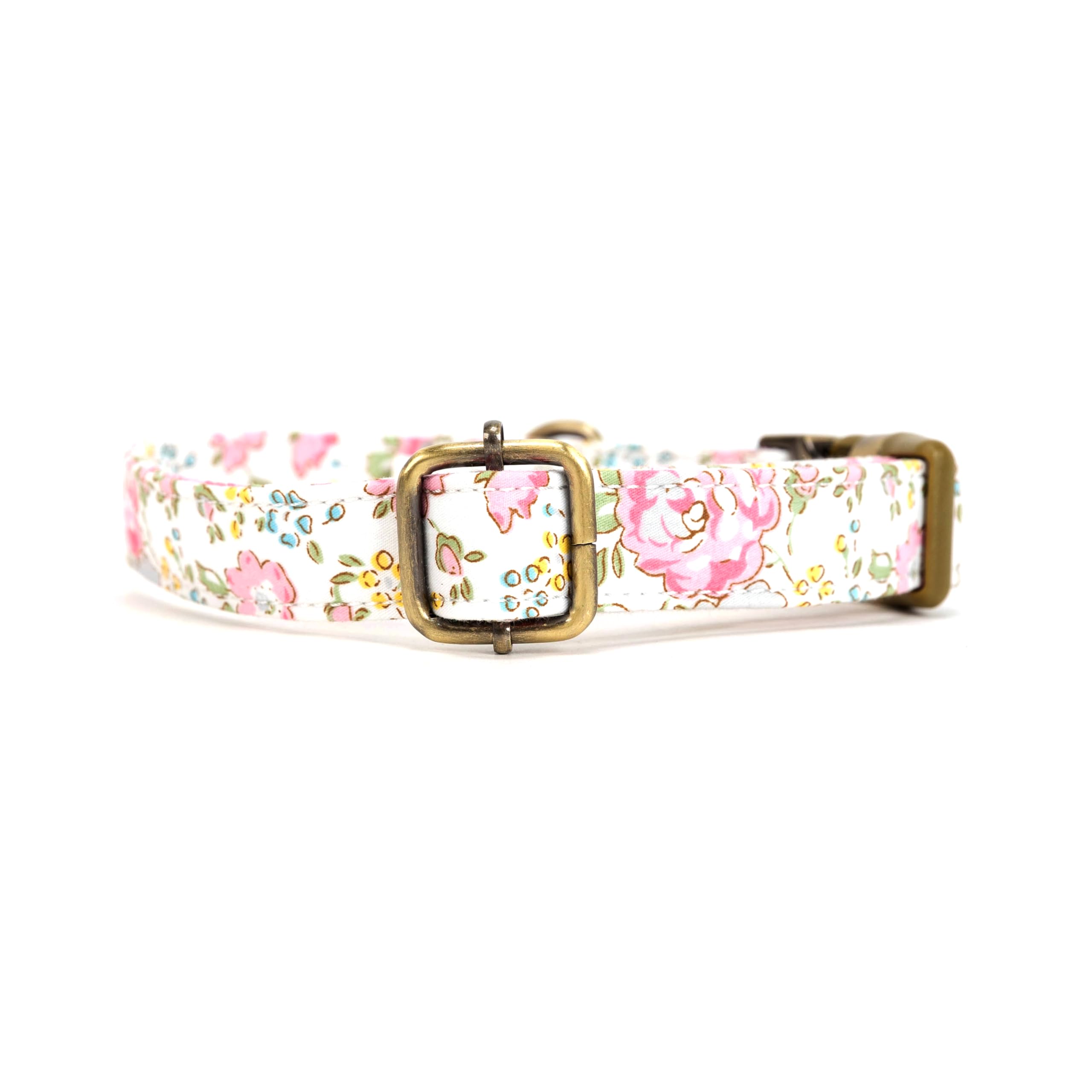 Personalized Dog Collar With Name And Phone Number Engraved,Adjustable Custom Puppy Collar,Organic Cotton Pet Collar For Small M