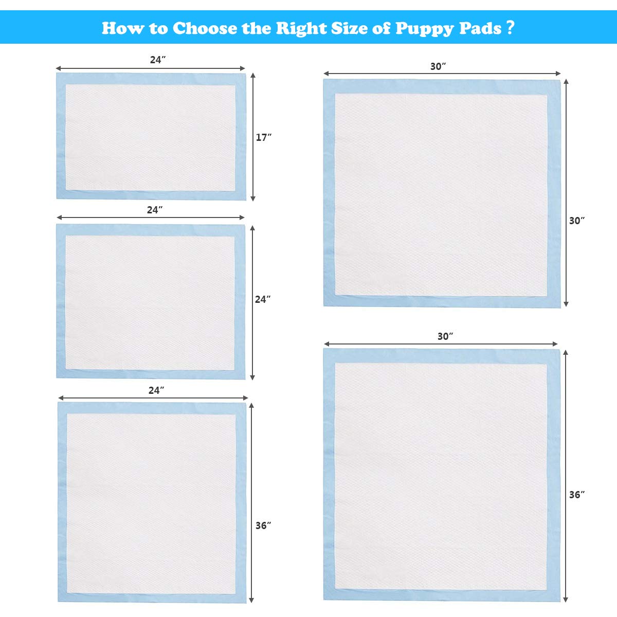 Giantex Puppy Pee Pads 150 Count, 36''X24'' Dog Potty Pads, Powerful Absorbency, 5-Layer Design, Leak-Proof Disposable Pet Piddle Training Pad For Dogs Doggie Cats Rabbits