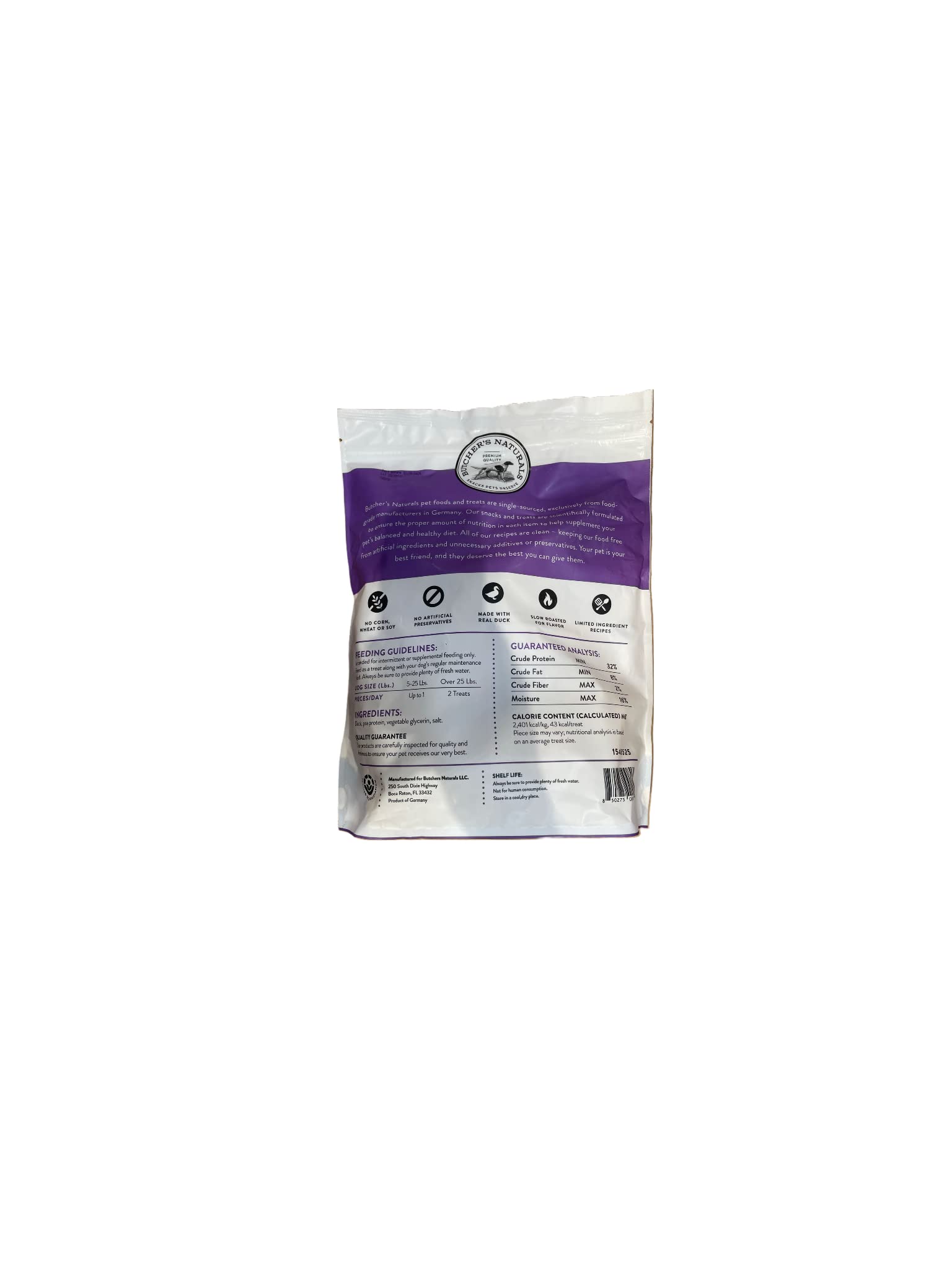 Costless Pet Treats Duck Breast Fillets, 32-ounces