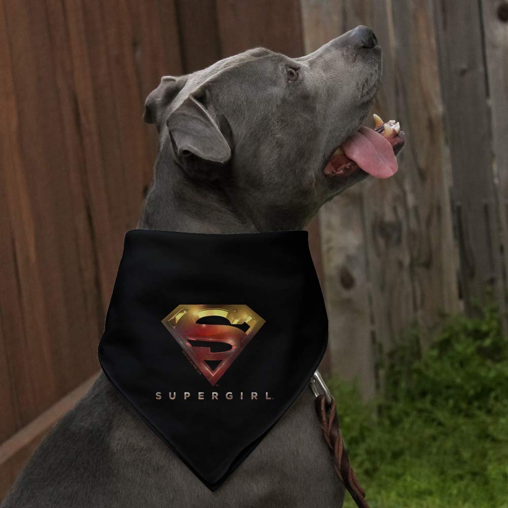 Graphics & More Supergirl Tv Series Logo Dog Pet Bandana