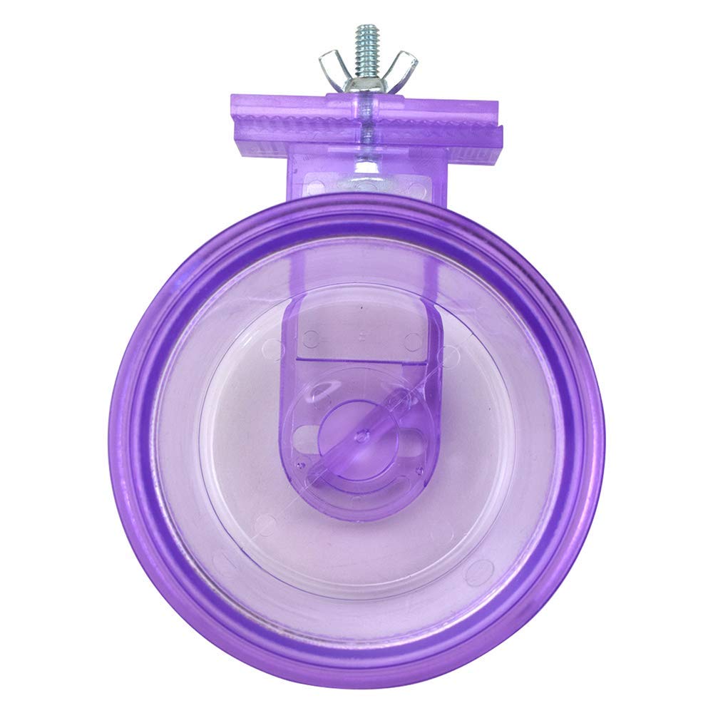 Lixit Quick Lock Cage Bowls for Small Animals and Birds. (10oz, Purple)