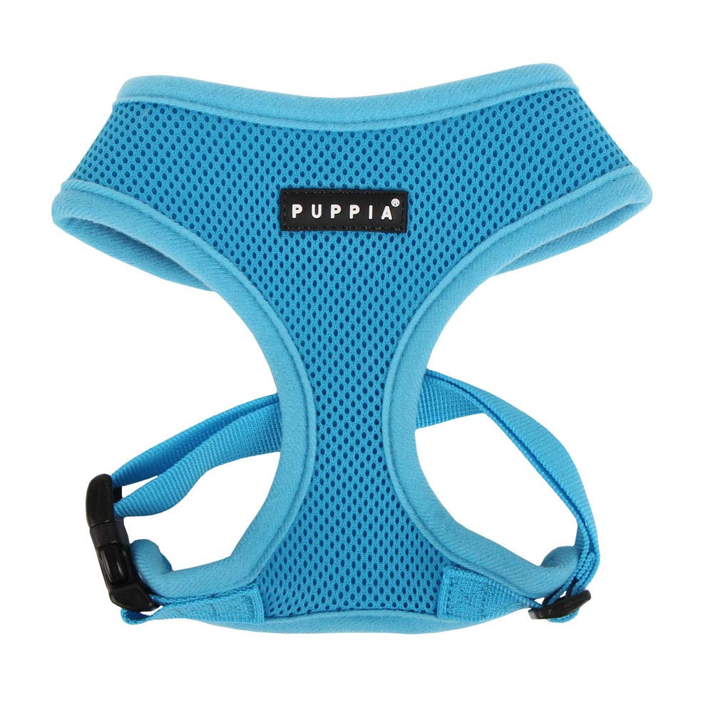 Puppia Soft Dog Harness No Choke Over-The-Head Triple Layered Breathable Mesh Adjustable Chest Belt And Quick-Release Buckle, Sk