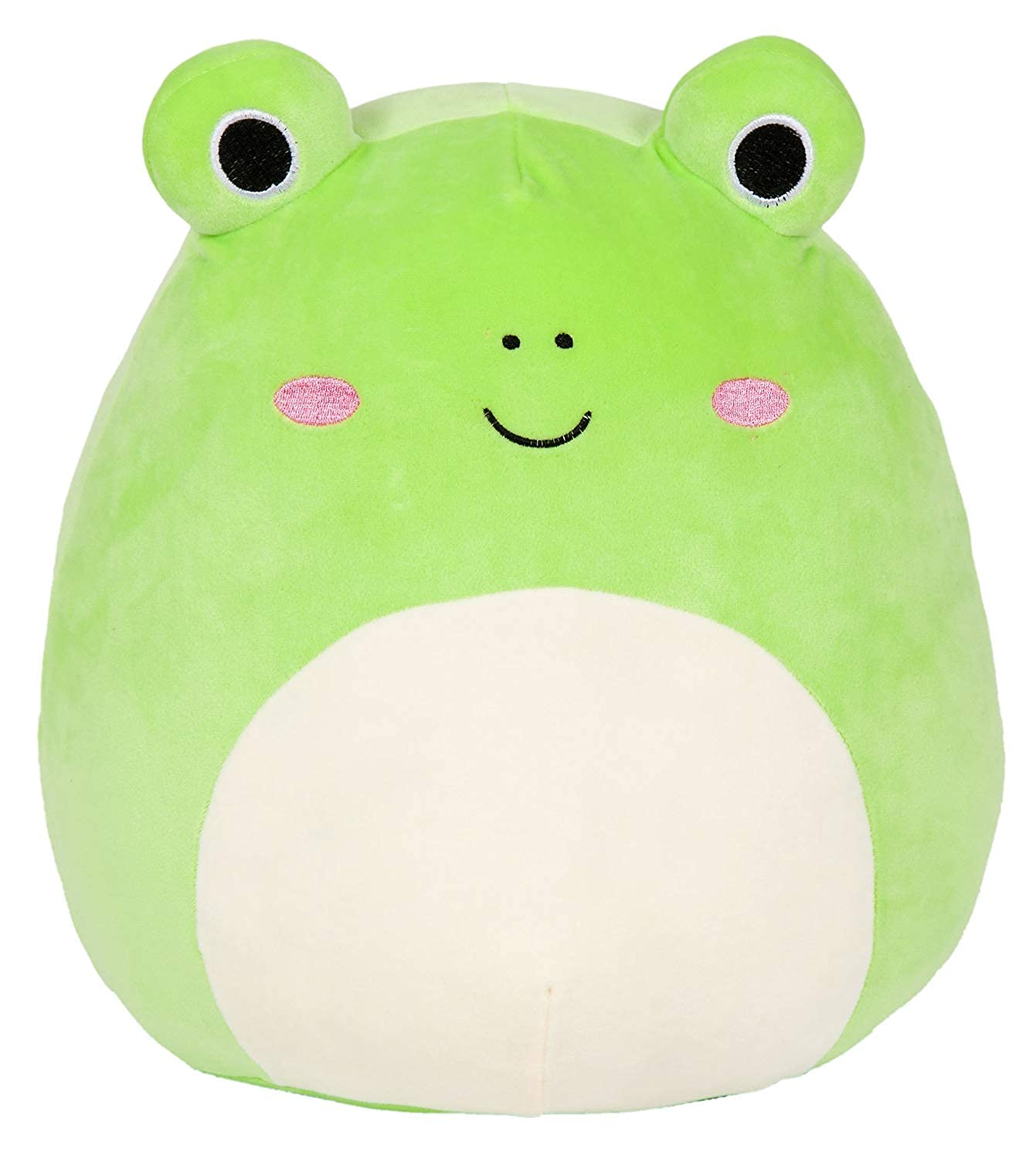 Squishmallow Official Kellytoy Plush Pets Squad Dogs Cats Bunnies Frogs Squishy Soft Plush Toy Animals (Wendy Frog, 7.5 Inch)