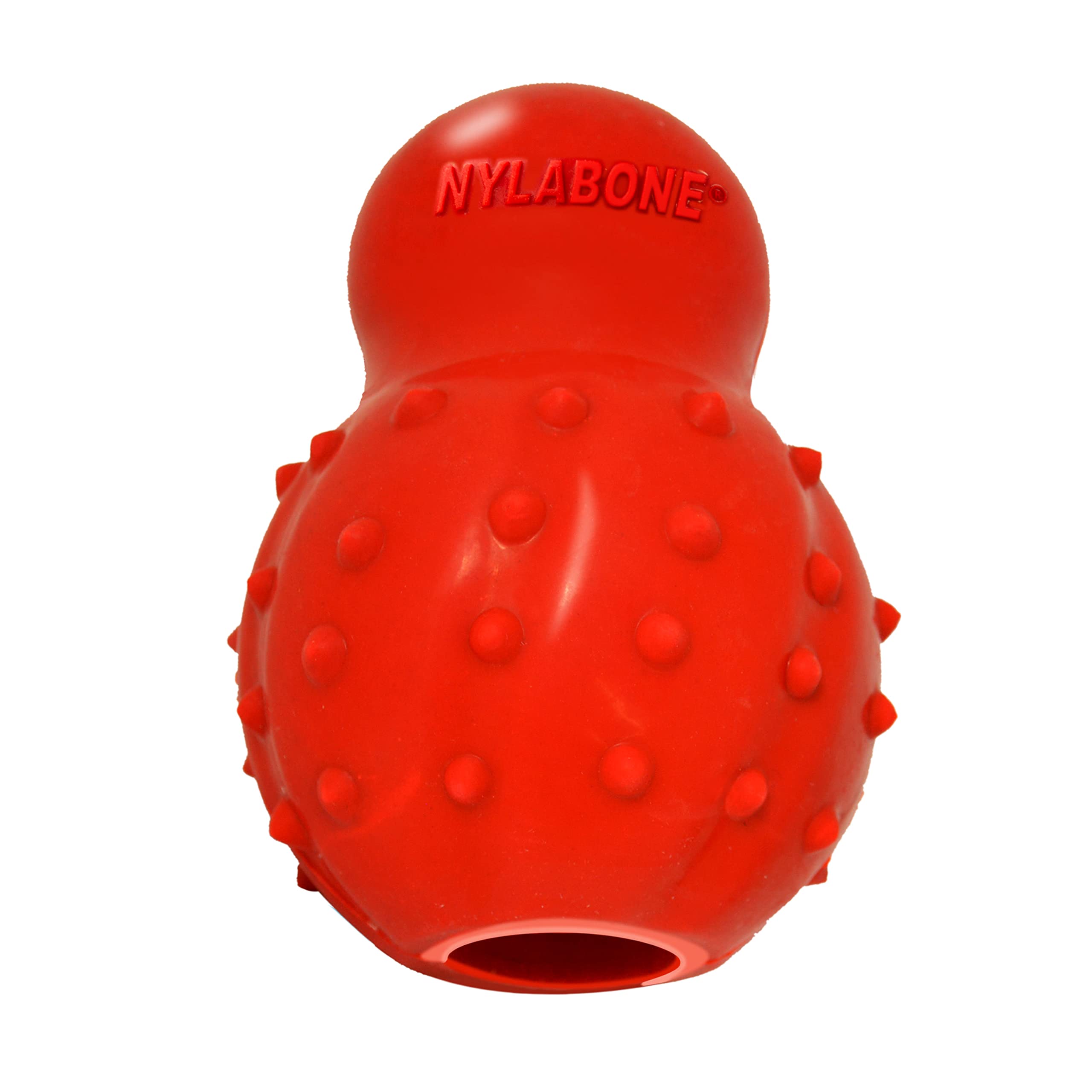 Nylabone Stuffable Cone Strong Chew Toy For Dogs, Rubber Dog Toys For Moderate & Aggressive Chewers, Bacon Flavor, Small - Up To 25 Ibs, 1 Count
