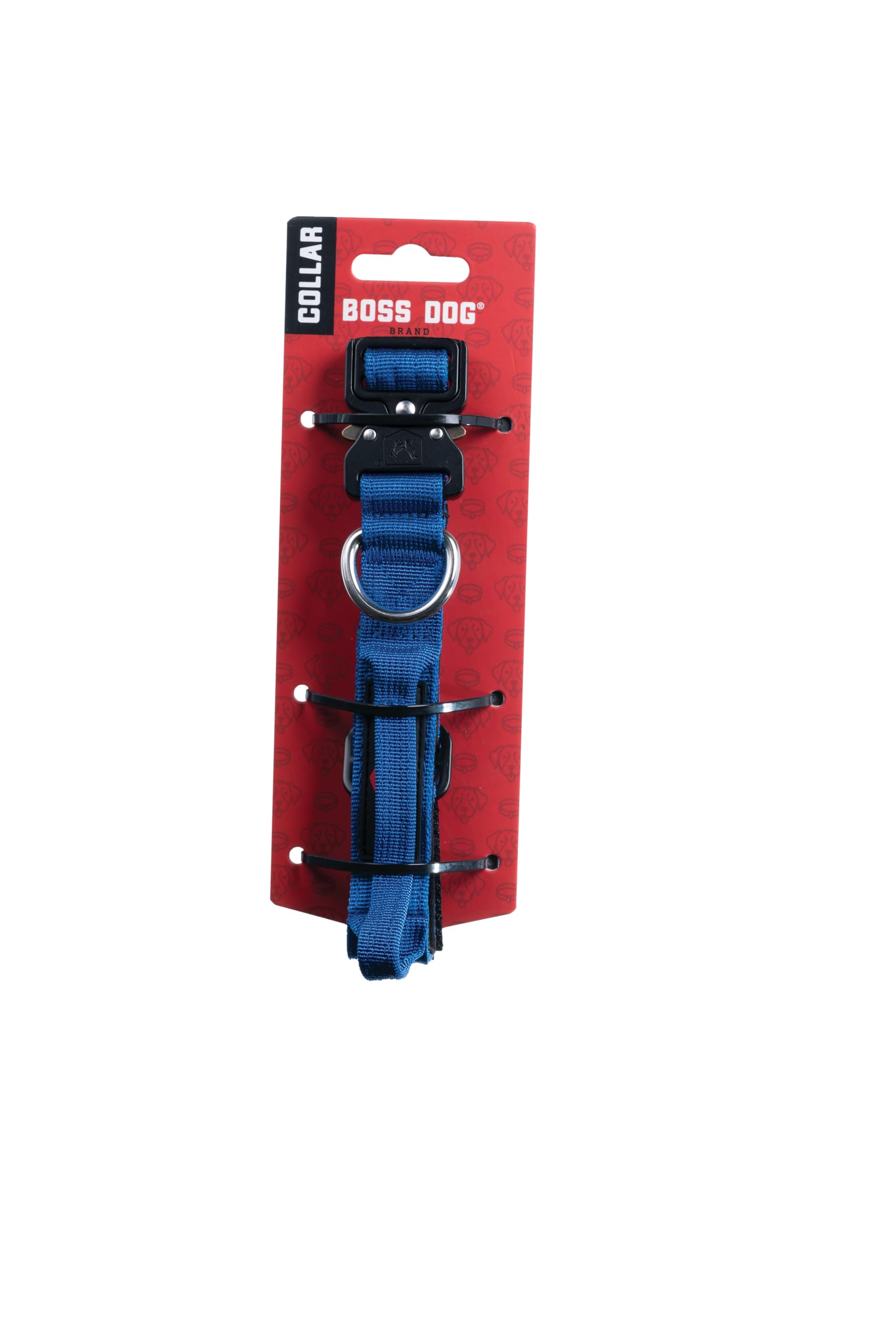 Boss Dog Tactical Collar, Blue, Small