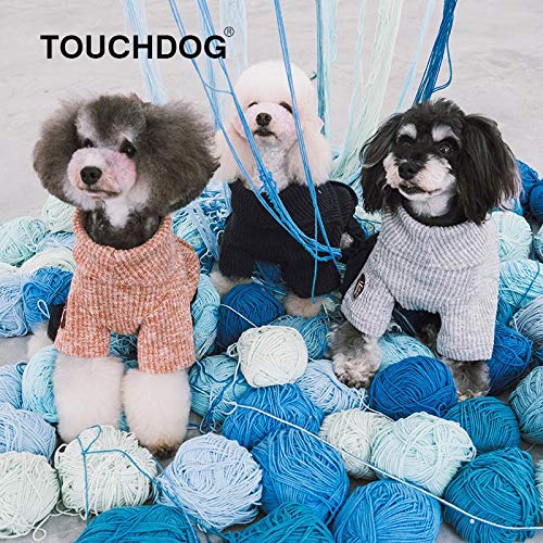 Touchdog Vogue Neck-Wrap Sweater And Denim Pant Outfit, X-Small, Navy