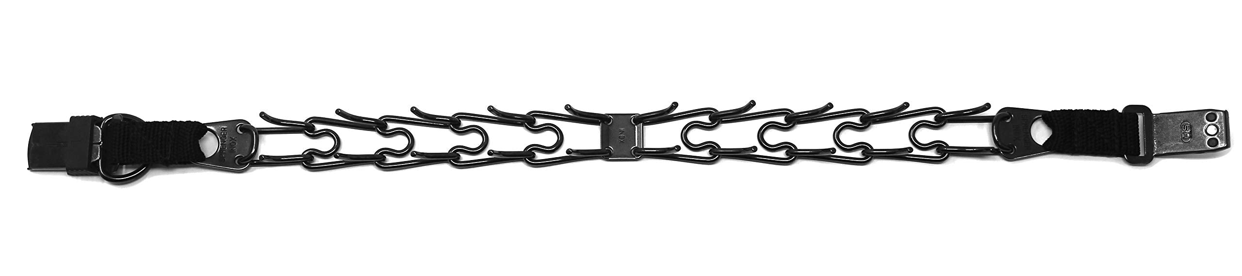 Herm Sprenger Black Stainless Steel Dog Training Collar with Quick Release Buckle Ultra-Plus Pet Collar No-Pull Collar for Dogs