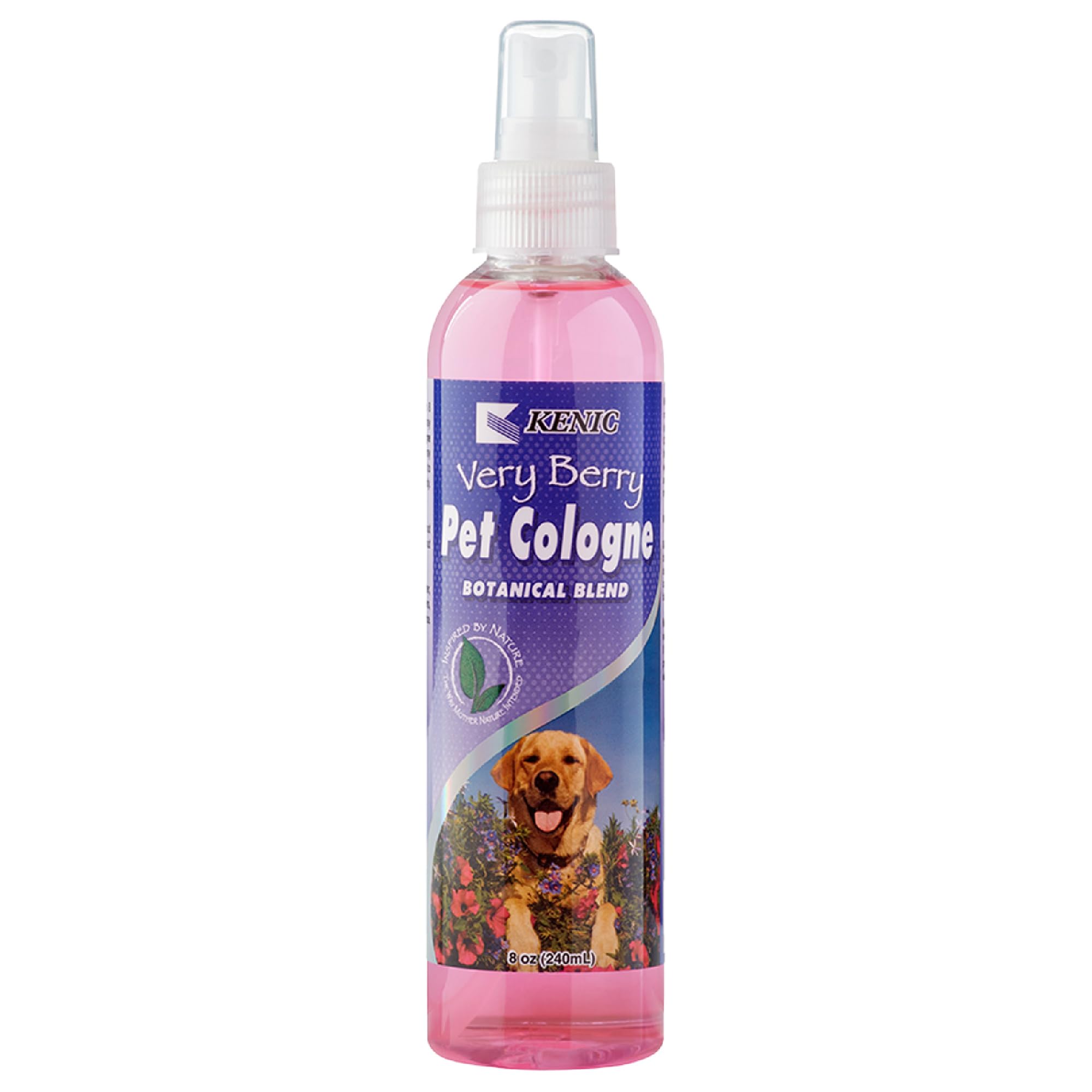 Kenic Very Berry Pet Cologne, Long Lasting Mixed Berry Scented Dog & Cat Deodorizing Spray, Freshens, Neutralizes and Shines Coa