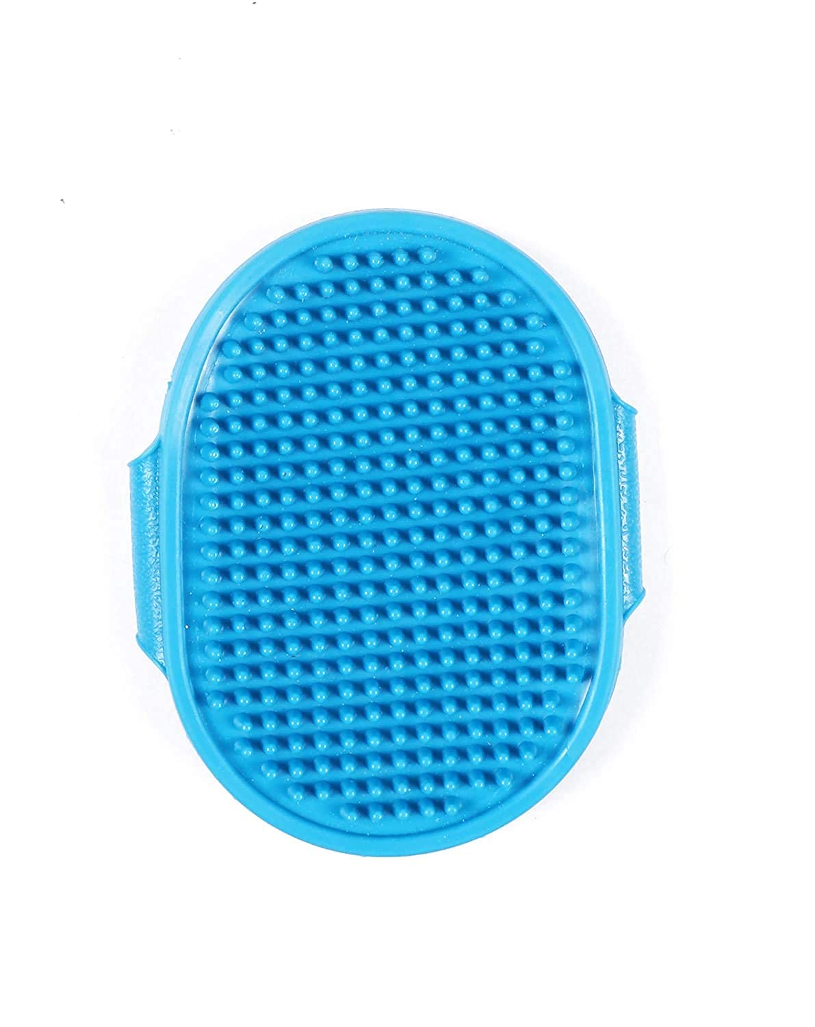 Paws Samrat Dog Washing, Massaging & Grooming Brush, Pet Shampoo Bath Brush Soothing Massage Rubber Comb With Adjustable Ring Ha