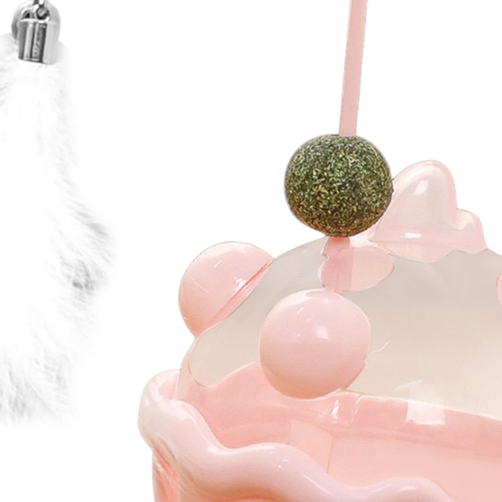 Myaddiction Interactive Cat Toy Funny Teaser Rod Tumbler For Indoor Cats Kitten Hunting Pibk